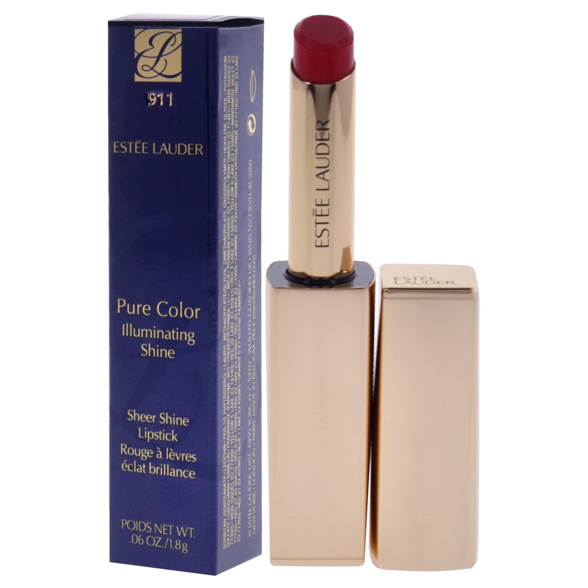 Estee Lauder Pure Color Illuminating Shine Lipstick - 911 Little Legend Lipstick Women 0.06 Oz