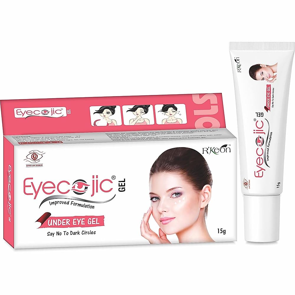 RKeon Eyecojic Under Eye Gel 15G  Advanced Dark Circle Reduction, Puffiness Control, Improved Formula