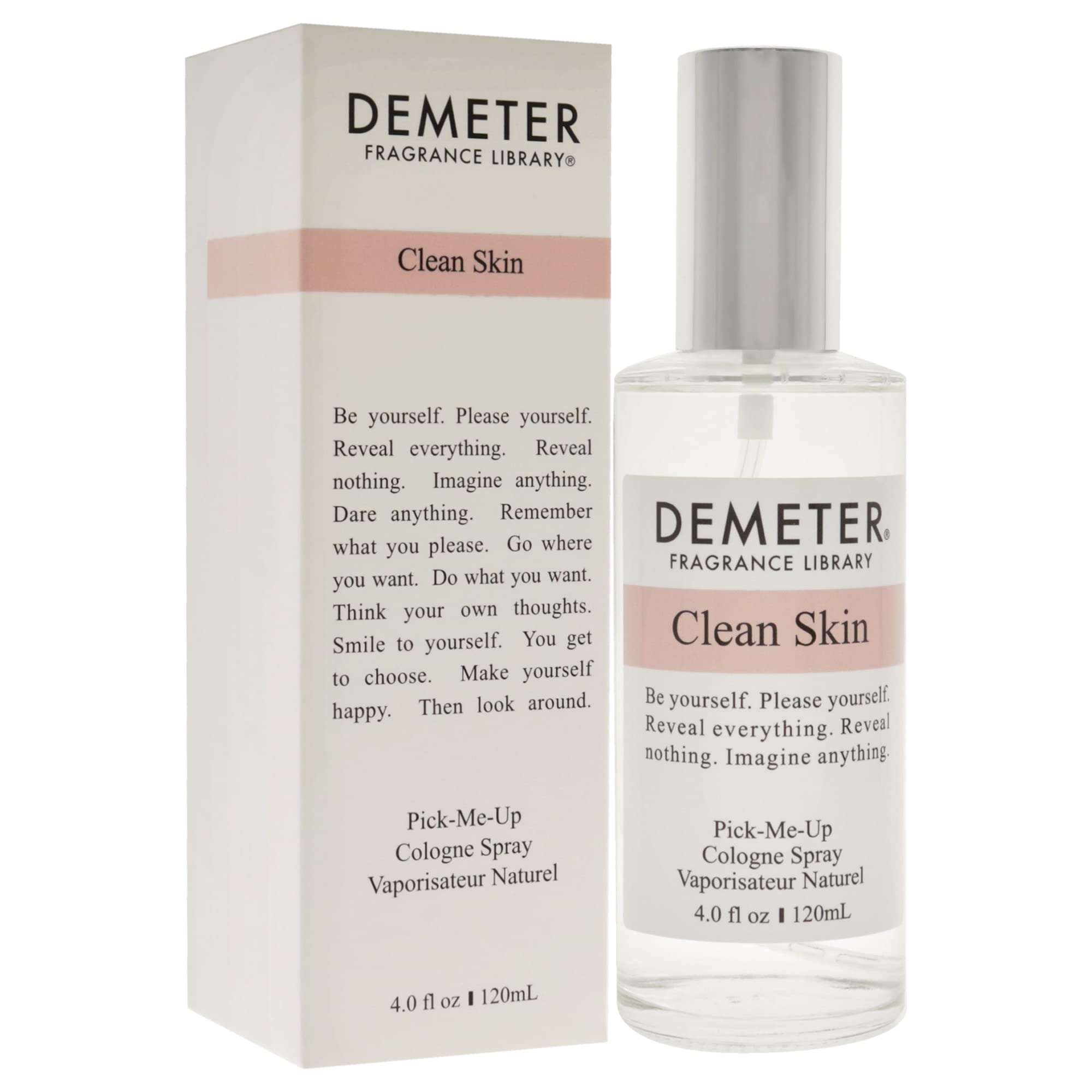 Clean Skin By Demeter, 4 Oz Pick-Me-Up Cologne Spray For Women