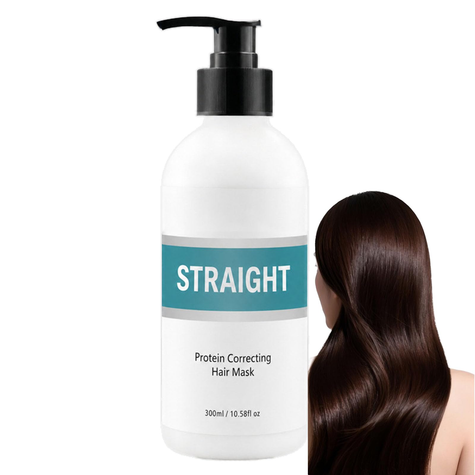 Hair Straightener Cream for Smooth Repair of Split Hair 10.58 FL.OZ (300ML)