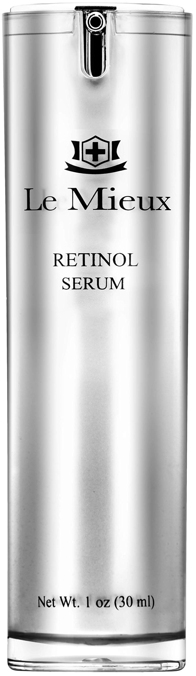 Le Mieux Retinol Serum - Anti Aging 0.5% Retinol Face Serum with Skin Smoothing Peptides, Hyaluronic Acid & Apple Stem Cells to 
