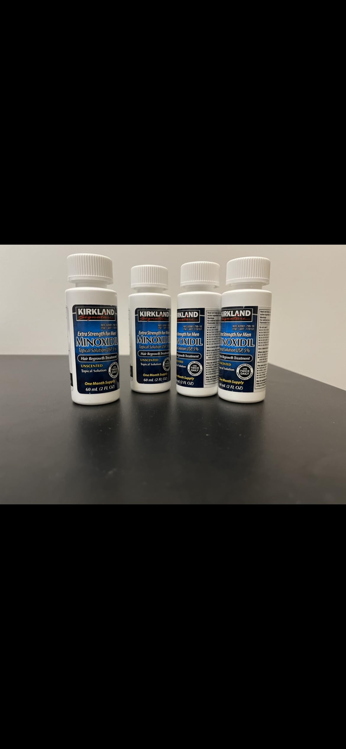 Kirkland Signature 5% Extra Strength Hair Regrowth For Men, 1-Year Supply, 12Count
