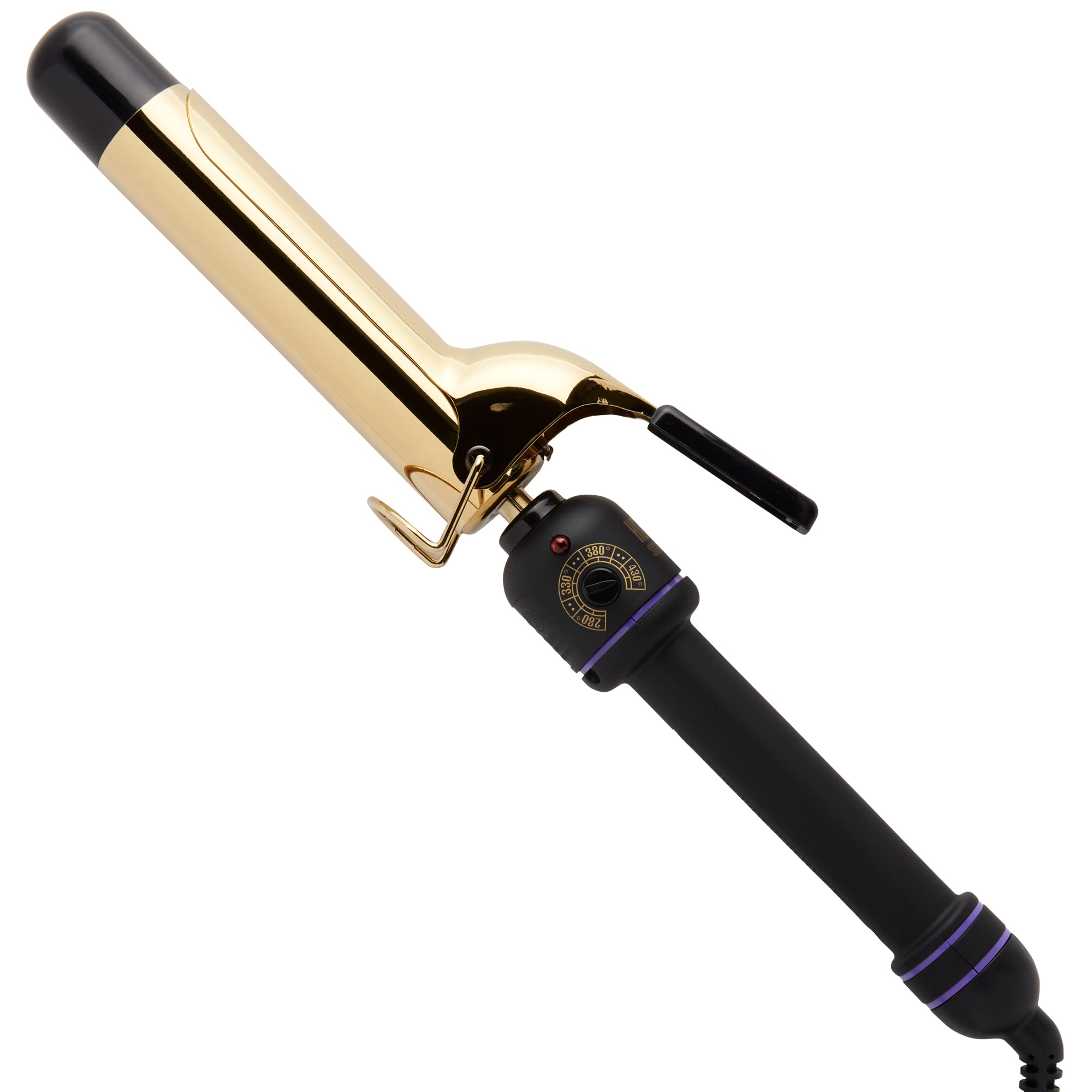 Hot Tools 1 1/4'' Curling Iron for Beginners | Long-Lasting Results, Defined Curls and Easy to Use with Temperature Control for 