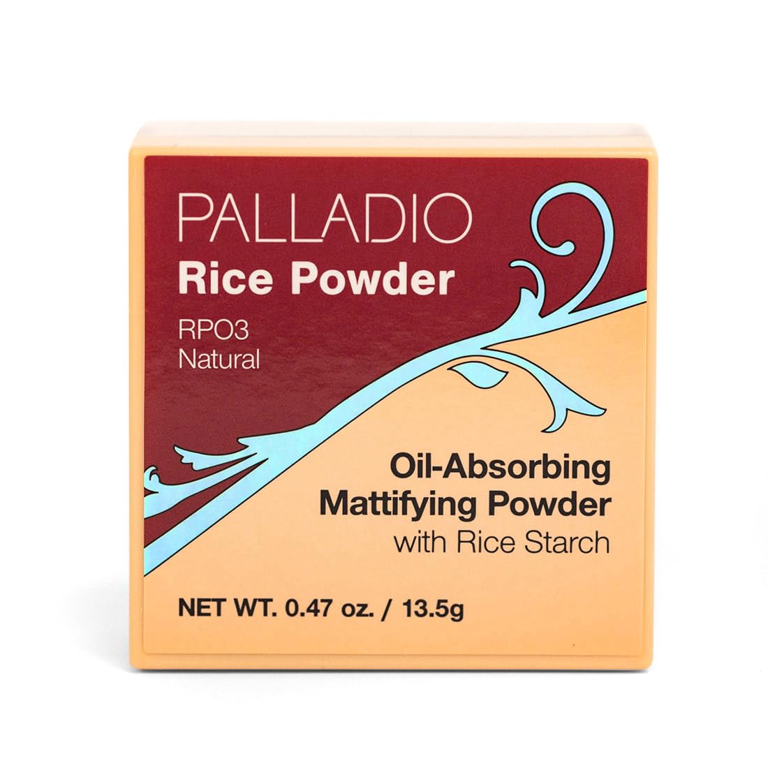 Palladio Rice Powder, Natural, Loose Setting Powder, Absorbs Oil, Leaves Face Looking and Feeling Smooth, Helps Makeup Last Long