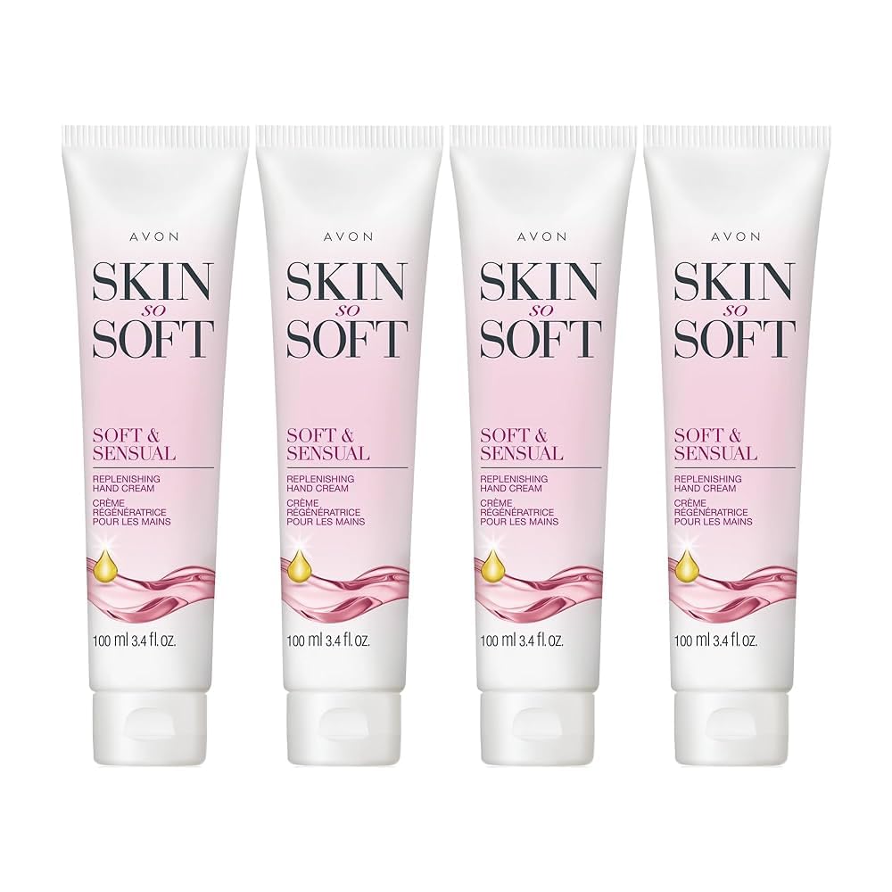 Avon Skin So Soft Soft and Sensual Hand Cream Lot of 4