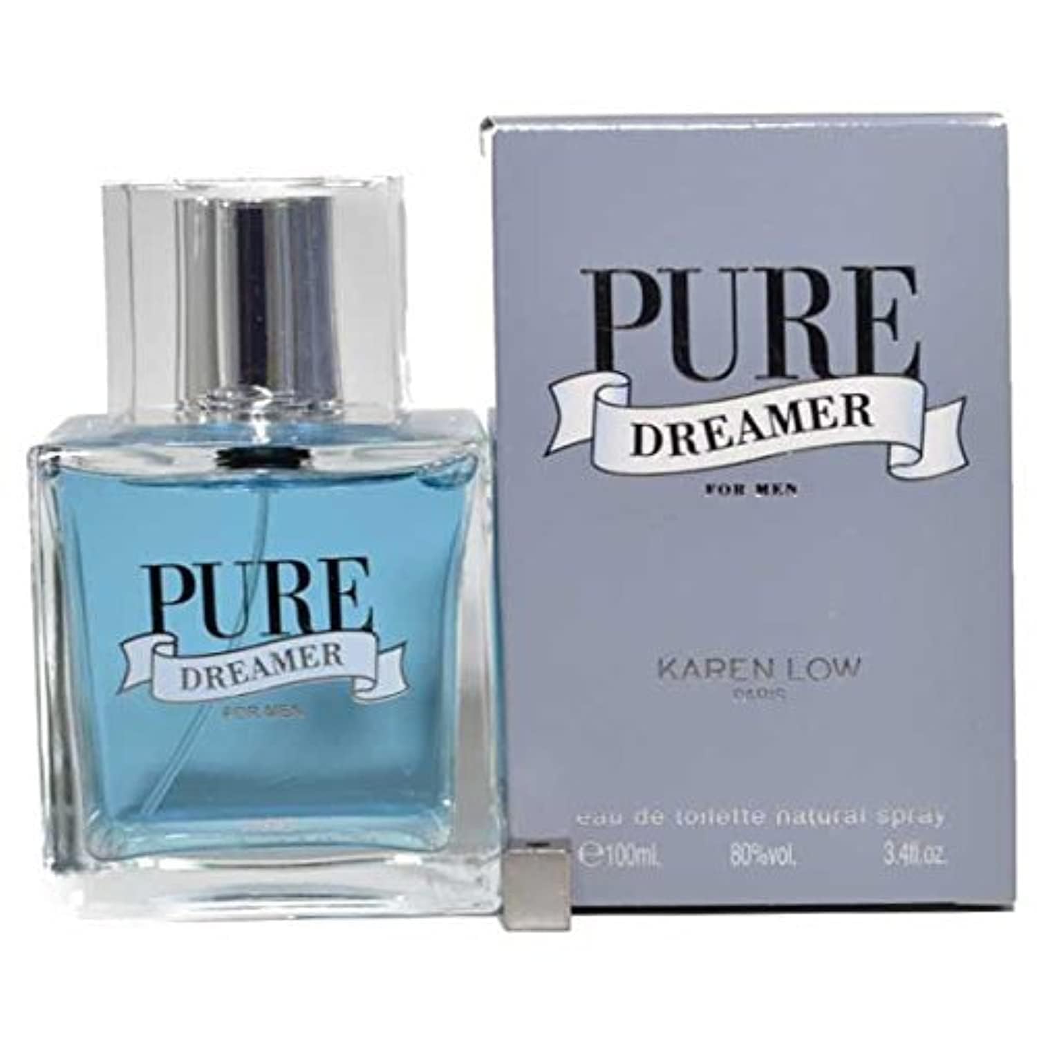 Pure Dreamer By Karen Low, 3.4 Oz Eau De Toilette Spray For Men