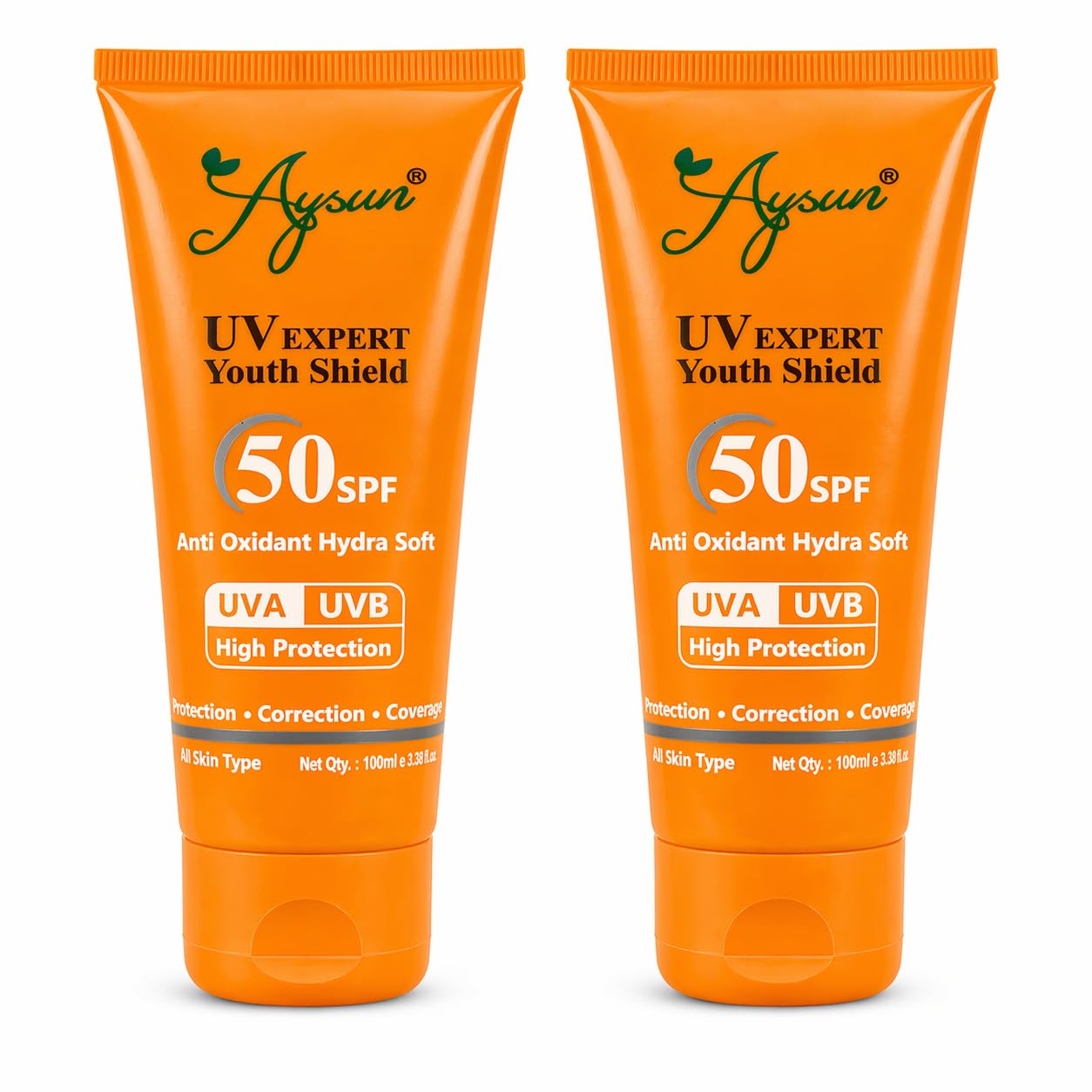 Aysun Combo Pack of UV Expert Youth Shield 50SPF Pack of 2