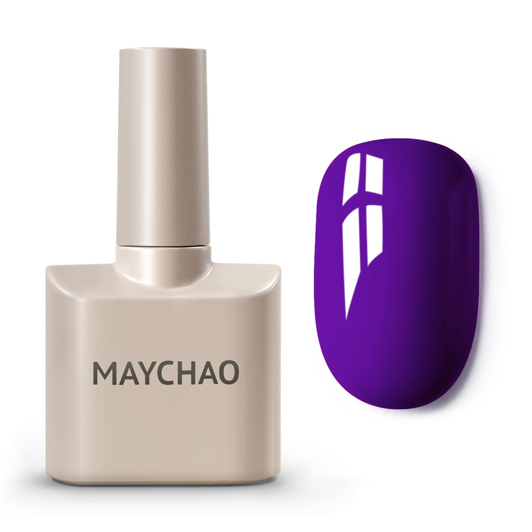 MAYCHAO 15ML Gel Nail Polish 1Pc Neon Purple Nail Polish Soak Off UV LED Nail Gel Polish Nail Art Starter Manicure Salon DIY at 