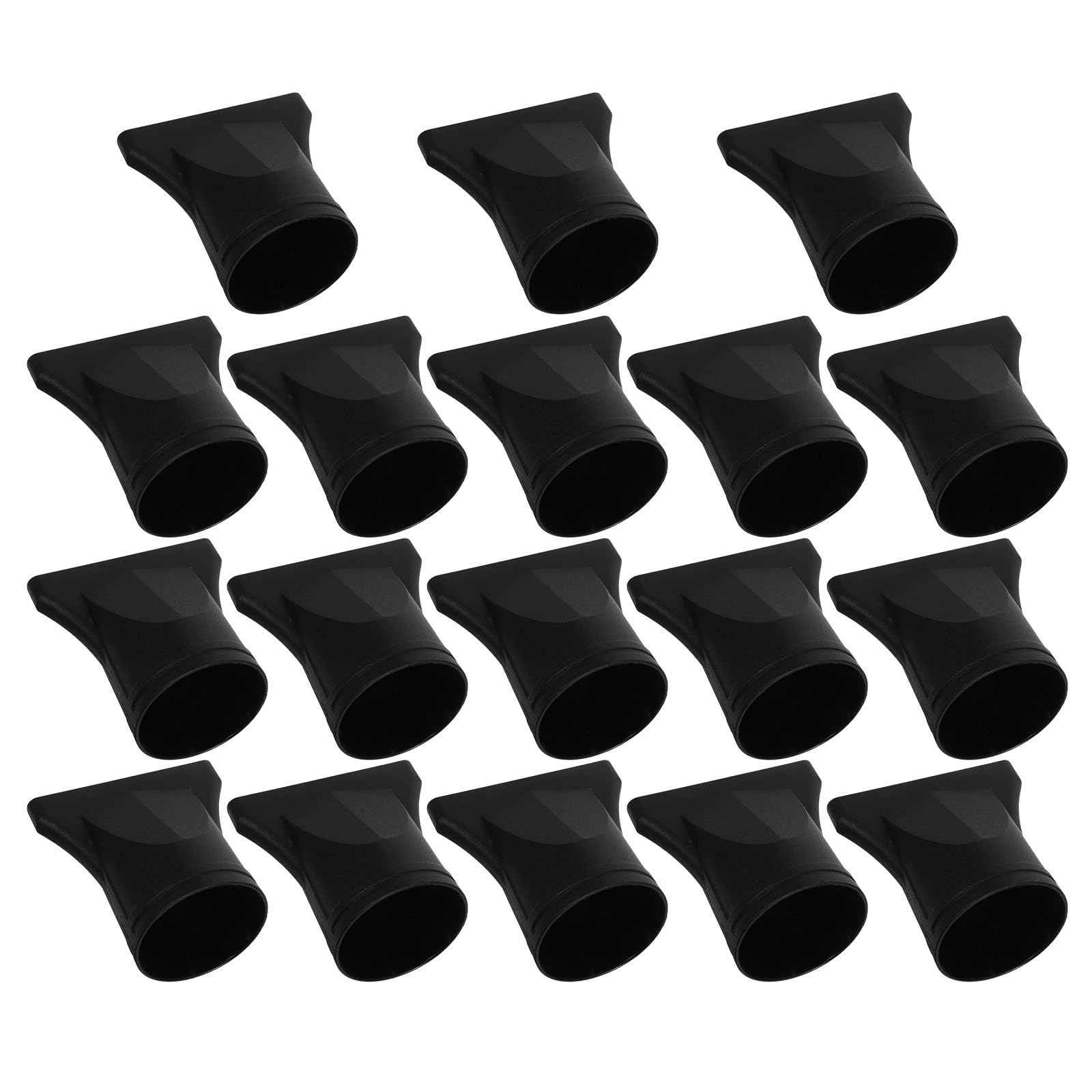 Hair Dryer Concentrator Nozzle Black 18pcs for 4446mm Blow Dryers