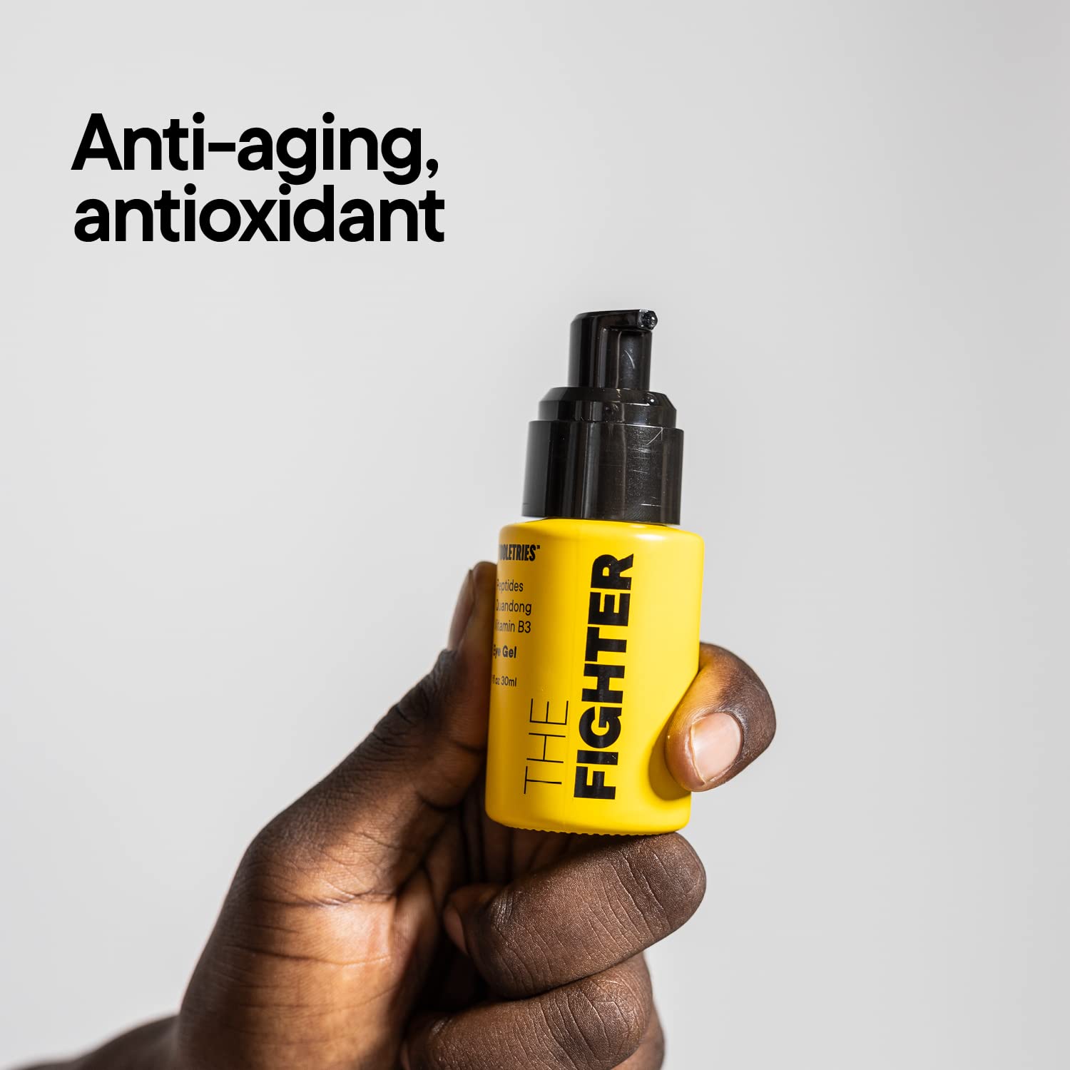 Tooletries - The Fighter - Eye Gel for Men - Anti-Aging & Antioxidant Formula for Firm & Hydrated Skin - Reduces Lines, Wrinkles