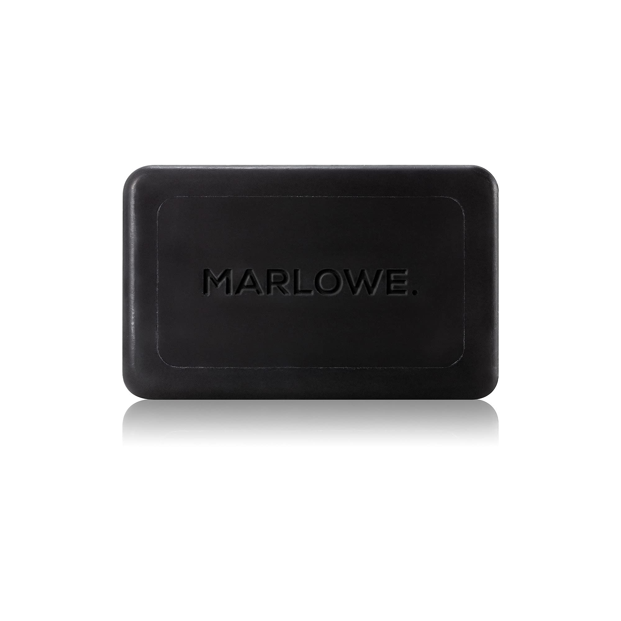 MARLOWE. No. 106 Charcoal Soap 7 oz, Body Bar Soap for Men, Cleansing, Purifying & Hydrating with Natural Extracts, Shea Butter,