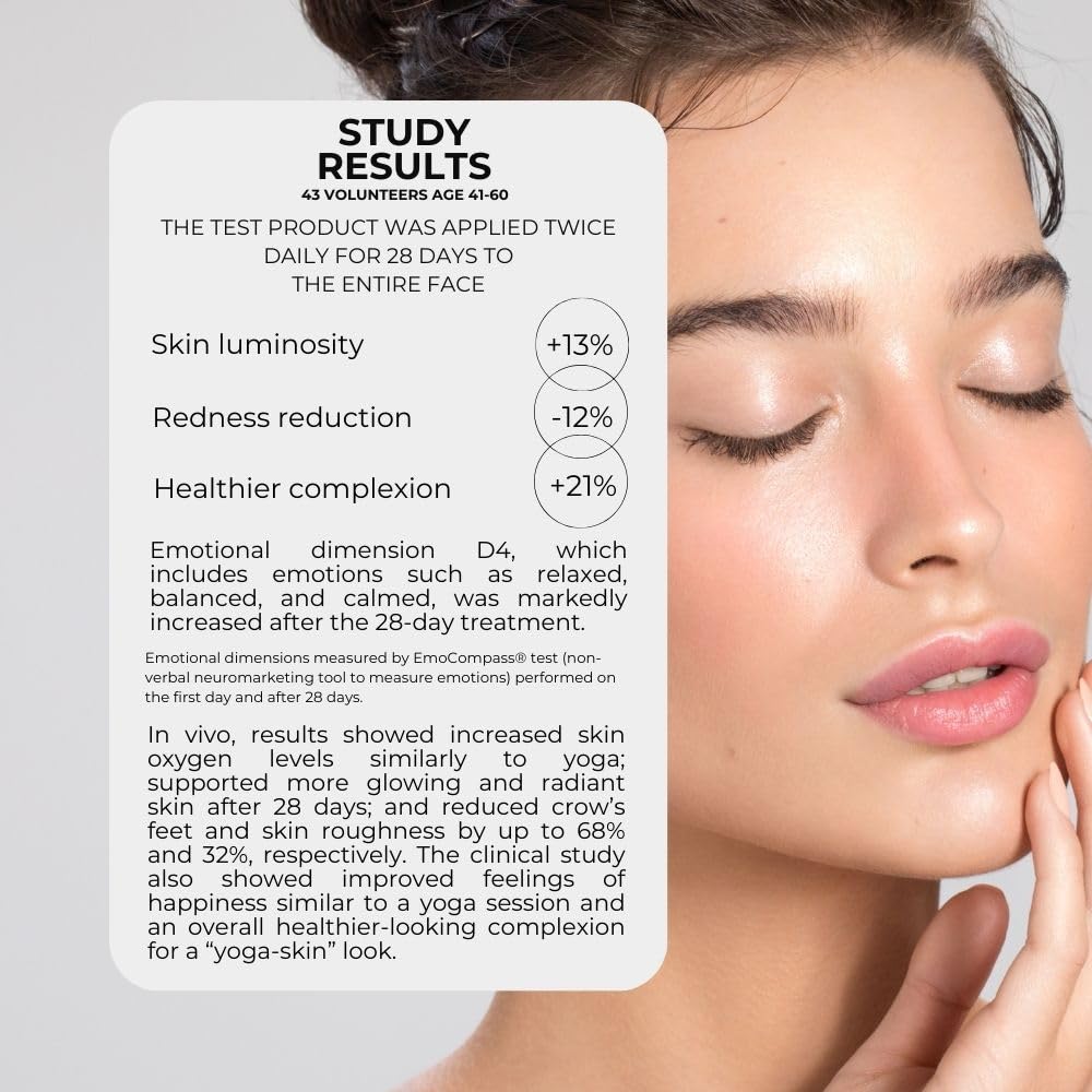 Yunasence YOGA SKIN Oxygenating Neuroactive Wellness Cream, with Antioxidants, Vitamins B. C. D. E.