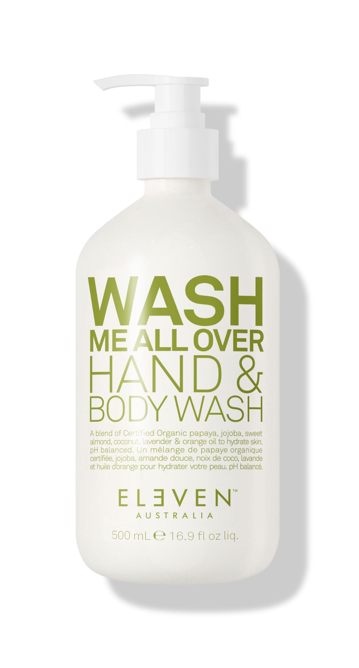 ELEVEN AUSTRALIA Wash Me All Over Hand & Body Wash - Moisturizing Formula for Soft Skin, Gentle Cleansing, Suitable for All Skin