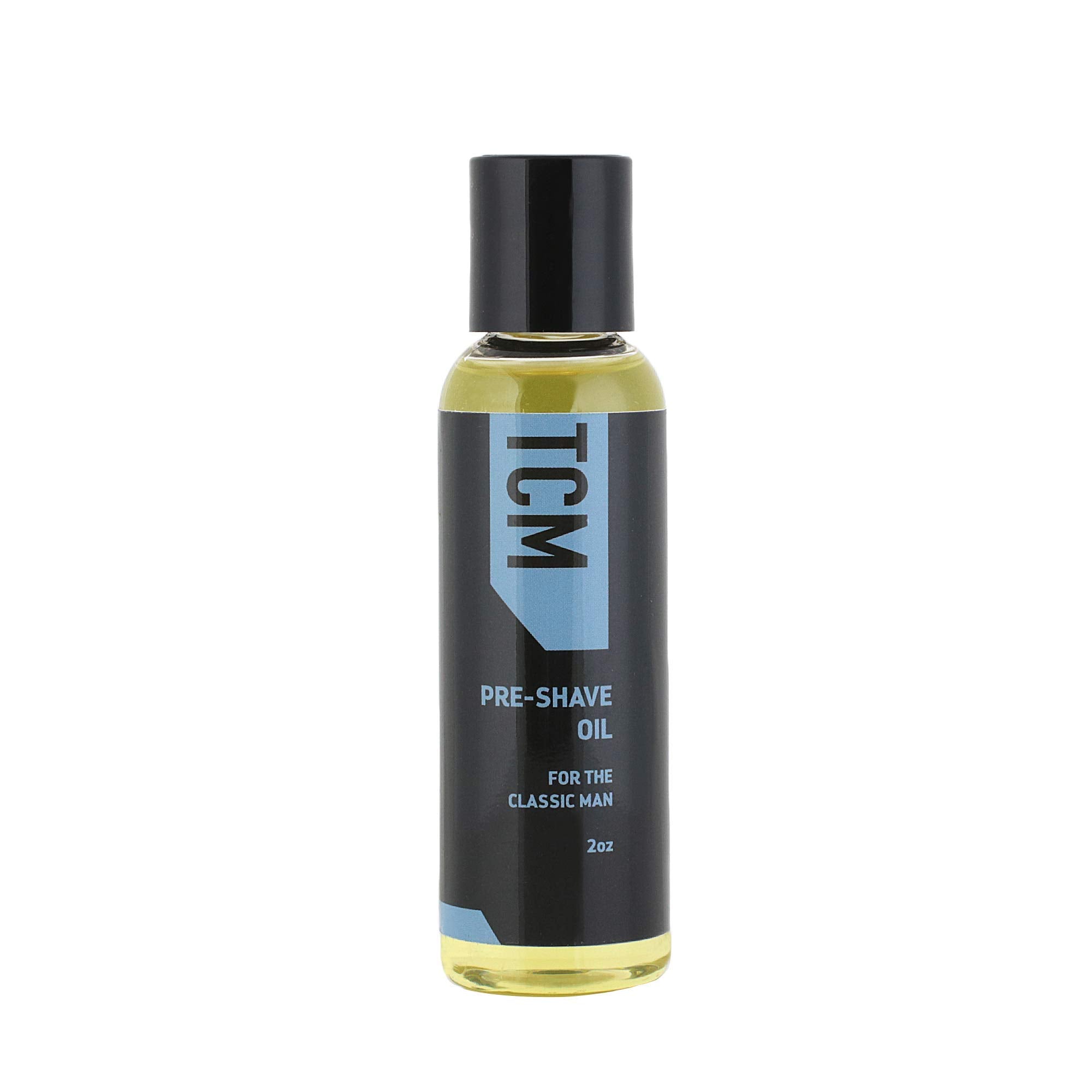 TCM PreShave Oil, Softens Beard and Conditions Skin with Moringa and Olive Oil, Preps for a Smooth Shave, Lightweight NonGreas