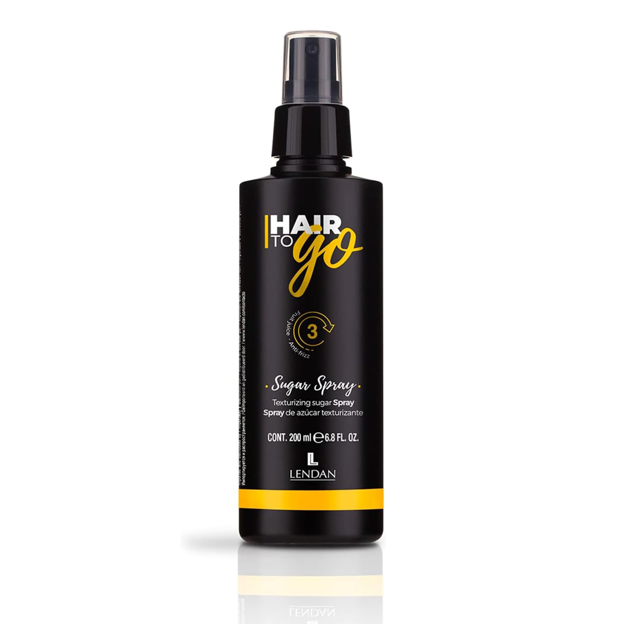 Lendan - Hair Texturizing Spray - Hair To Go Sugar Spray - 200 ml - Enhances Hair Waves - Anti-Frizz - Shinier Hair - with UV Pr