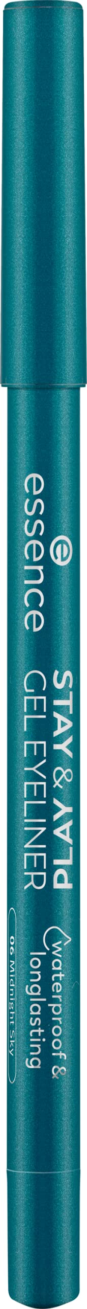 Essence  Stay & Play Gel Eyeliner  Super Soft Gel-Like Texture  Waterproof & Longlasting  Vegan & Cruelty Free (Midnight Sky)