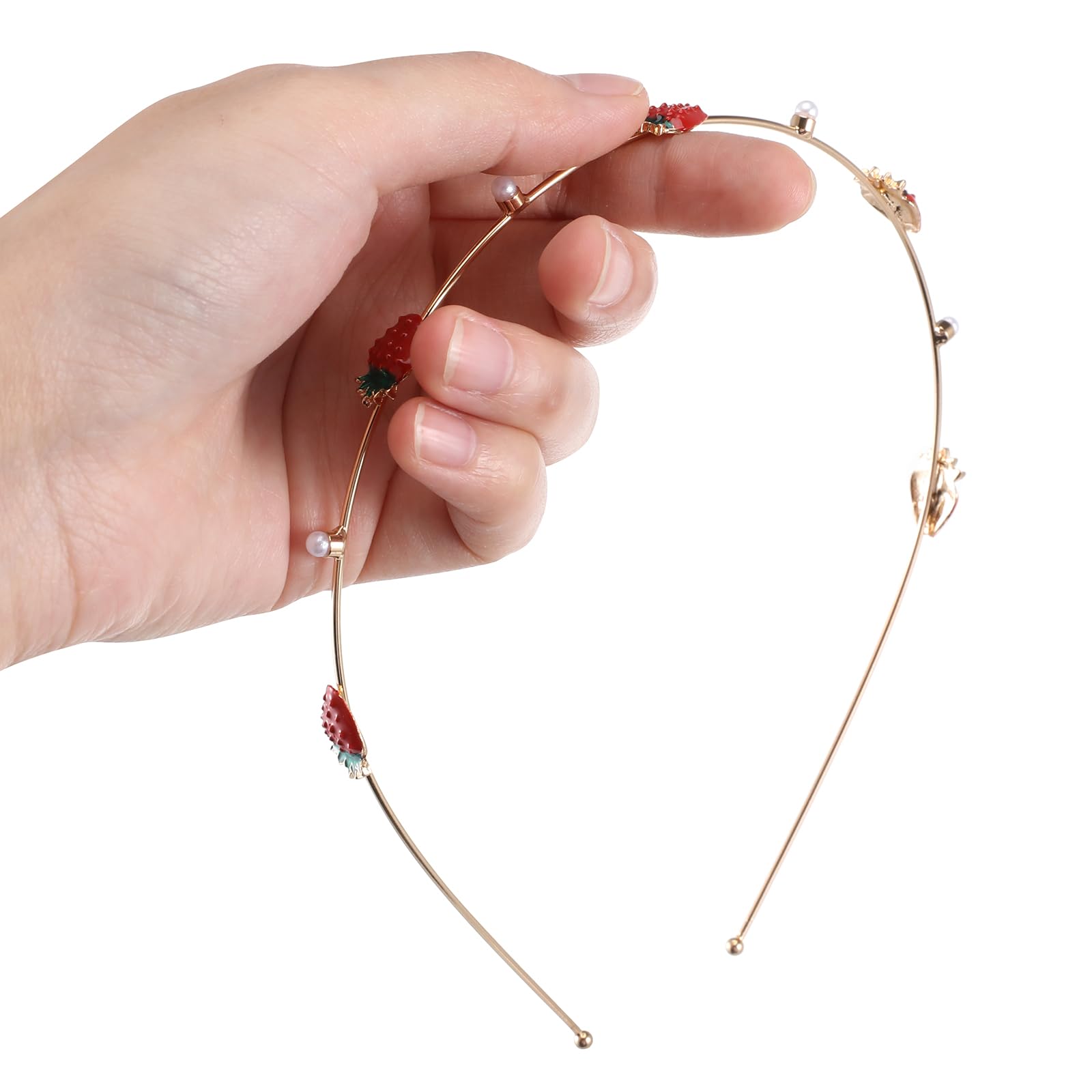 Generic Strawberry Headband Headpiece Hair Accessories Beauty Headbands Hair Hoop For Women Girls