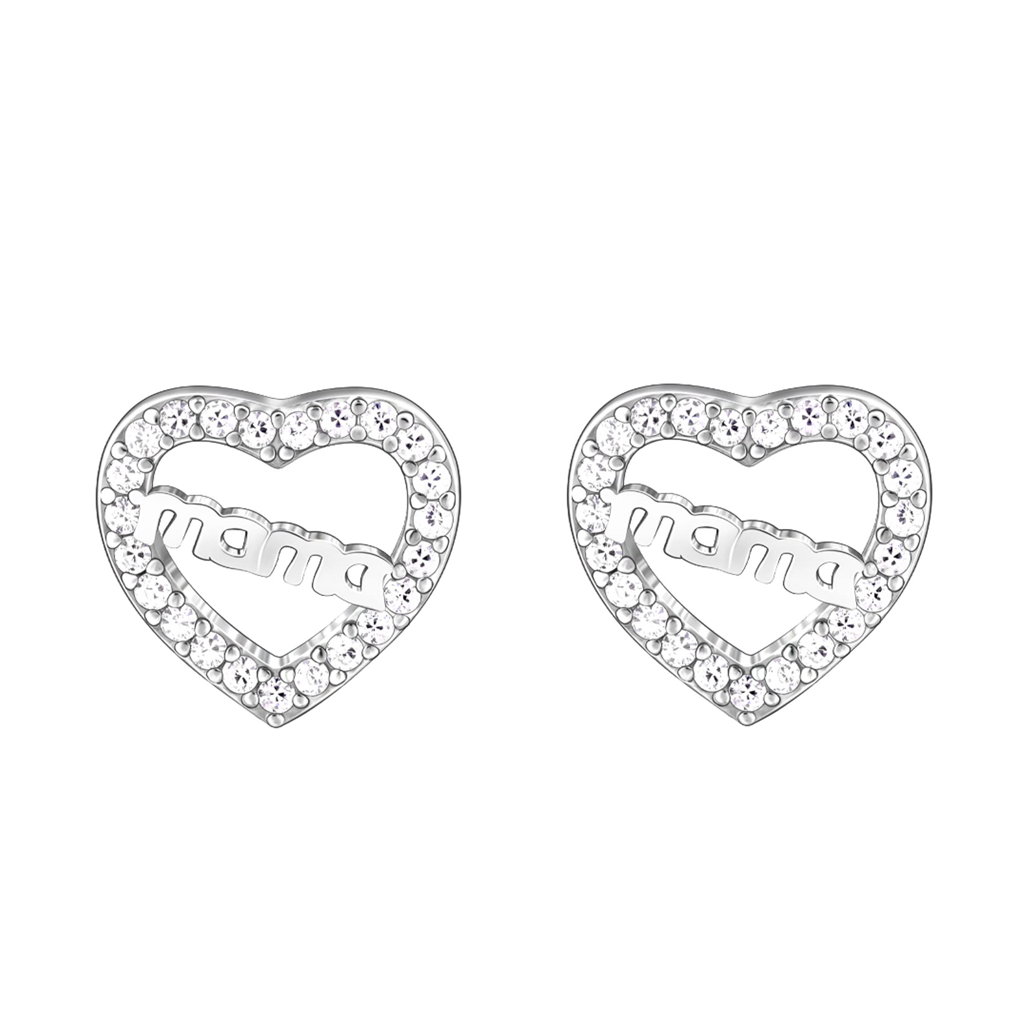 Giva 925 Silver MotherS Heart Stud Earrings | Gifts For Girlfriend, Gifts For Women And Girls | With Certificate Of Authenticit