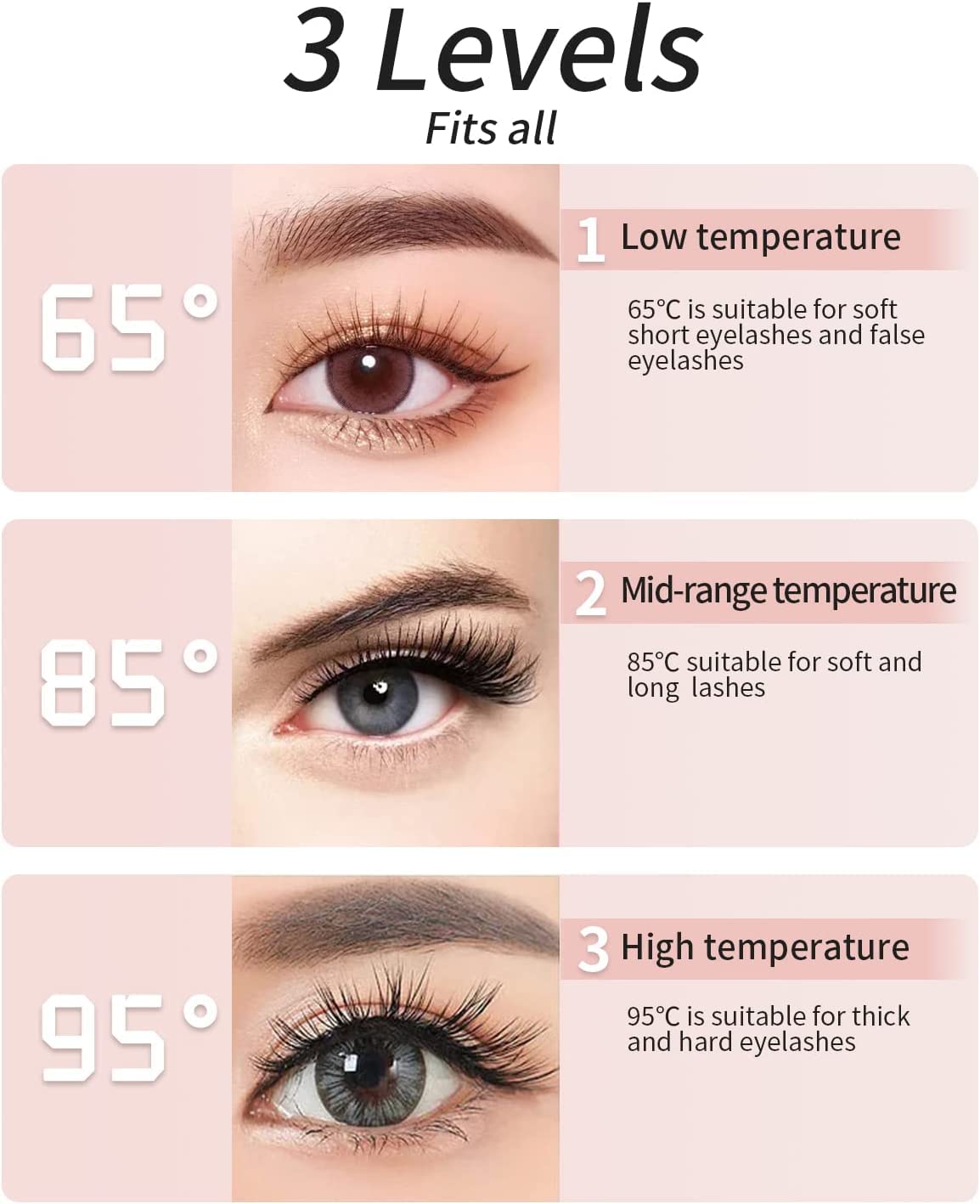 Heated Eyelash Curlers Lash Curler:Electric Eyelash Curlers, Rechargeable Lash Curler with Eyelash Comb for Quick Natural Curlin