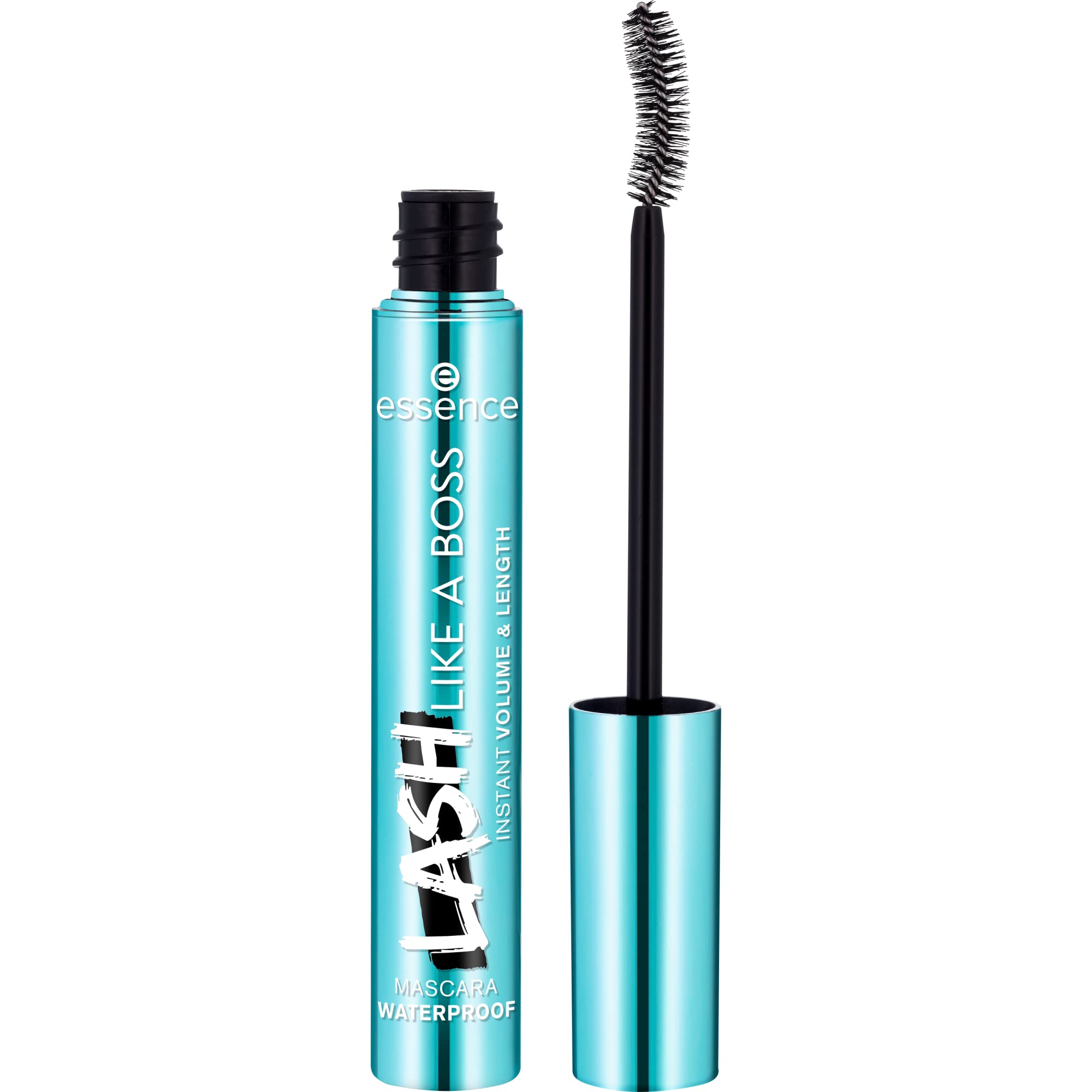 Essence  Lash Like A Boss Instant Volume & Length Waterproof Mascara  Long Lasting Formula & Curved Fiber Brush  Vegan & Cruelty