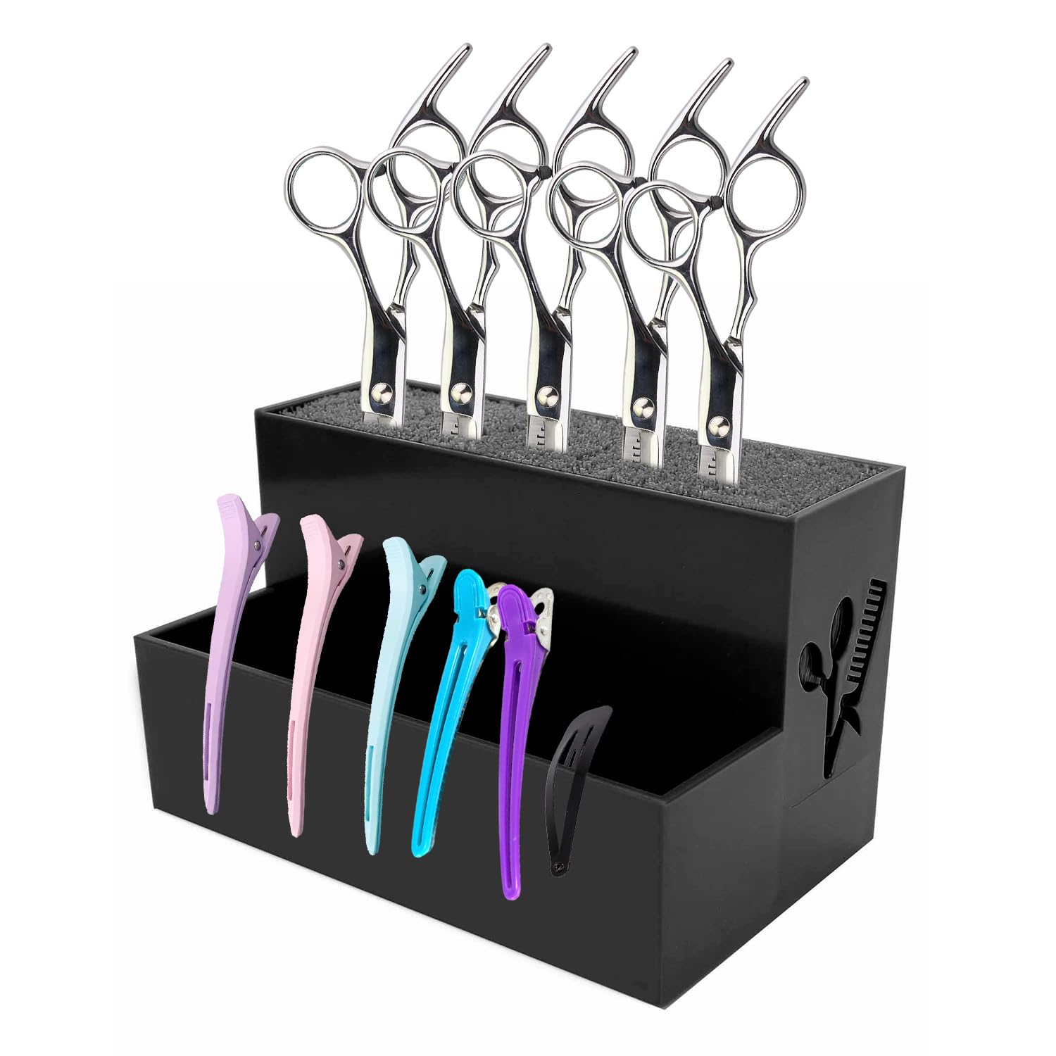 Barber Scissors Holder Box Barber Supplies Salon Hairdressing Scissor