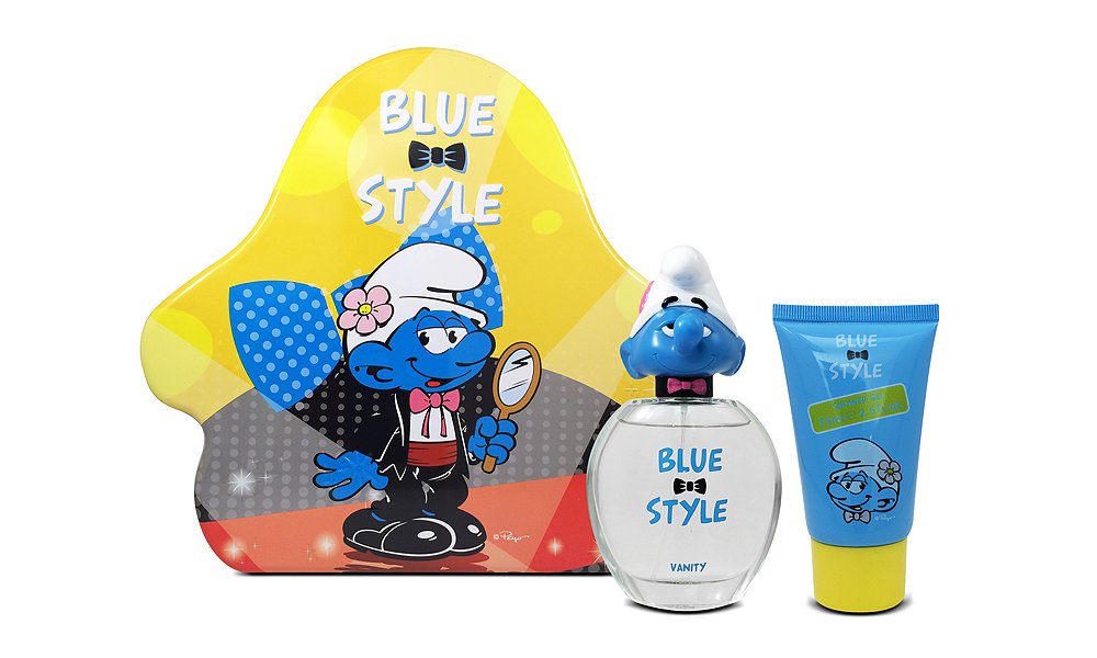 First American Brands Smurfs 3D Vanity Perfume for Children, 1.7 Ounce and Shower Gel, 2.5 Fl. oz.