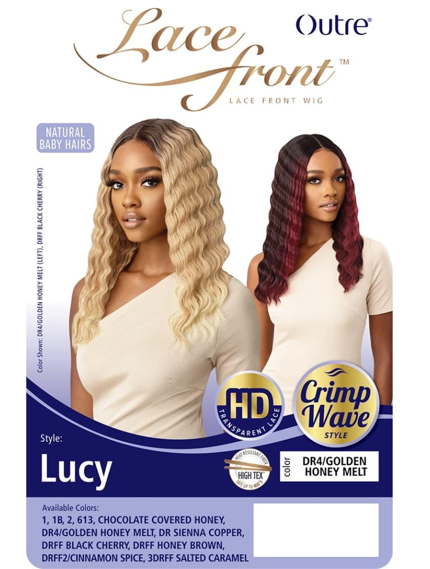Outre Lace Front Natural Baby Hairs HD Transparent Lace Crimp Wave Style LUCY (1)