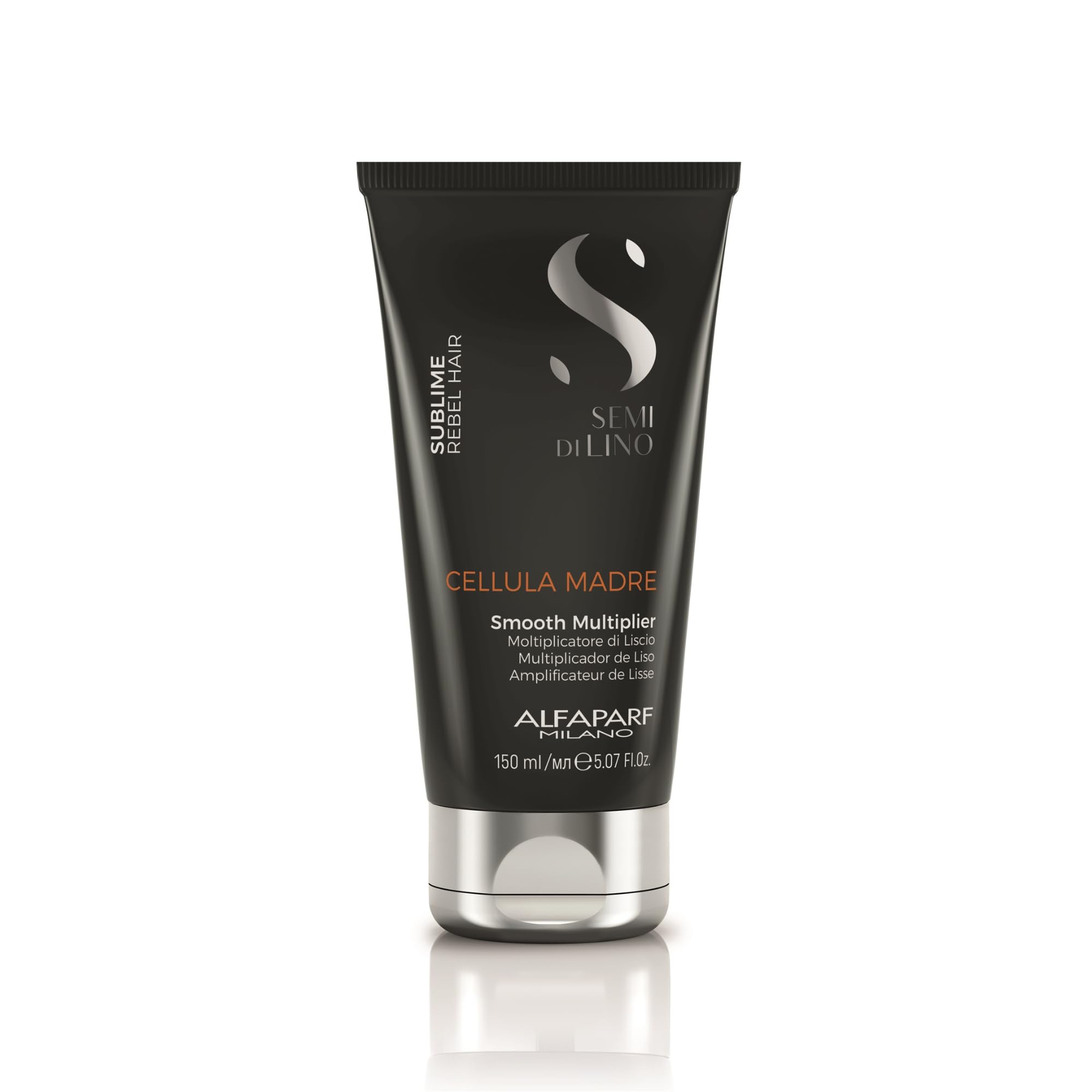 Alfaparf Milano Semi di Lino Cellula Madre Smooth Multiplier - Shiny Hair Gel Treatment for Daily Frizz Control - Use As a Smoot