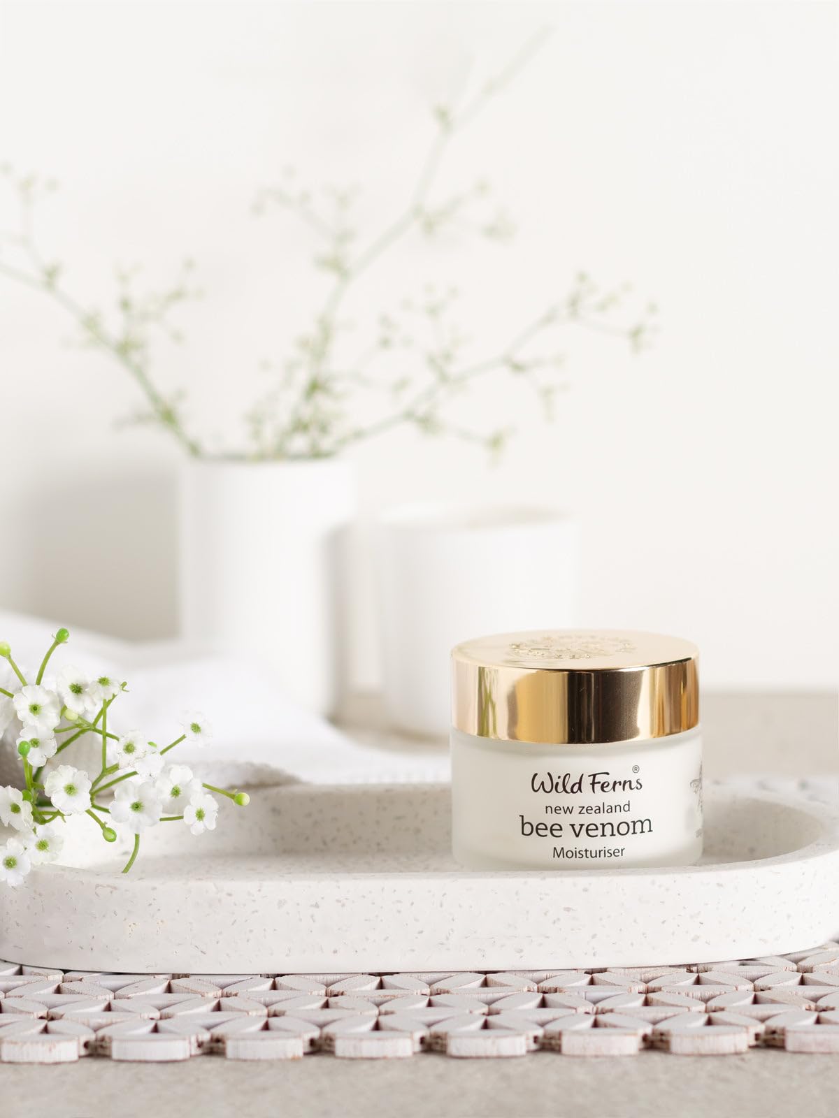 Wild Ferns New Zealand Bee Venom Moisturiser With Manuka Honey 80+, 99% Natural, 100 Grams