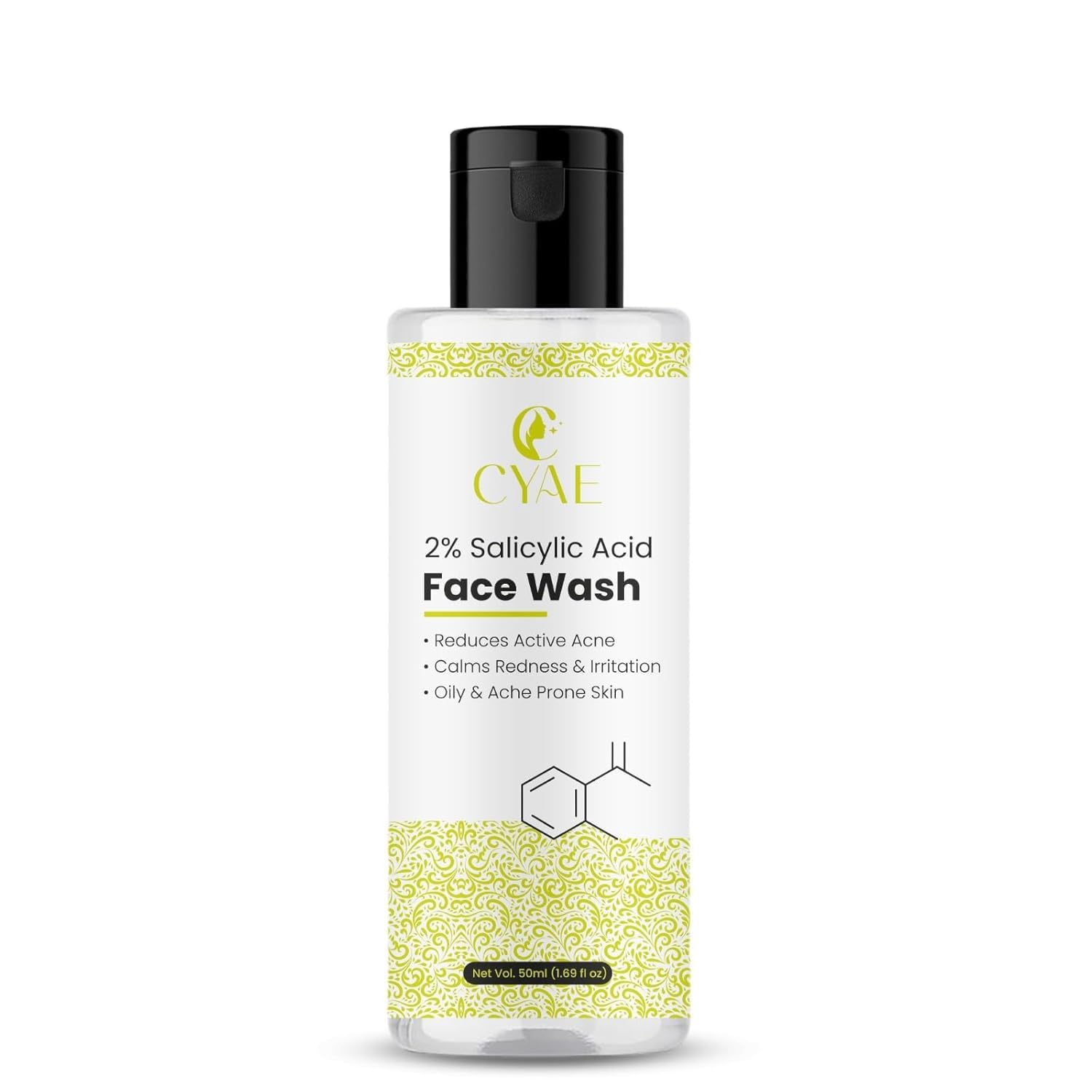 CYAE 2% Salicylic Acid Face Wash for Oily Skin, 50 ml (Pack of 1)