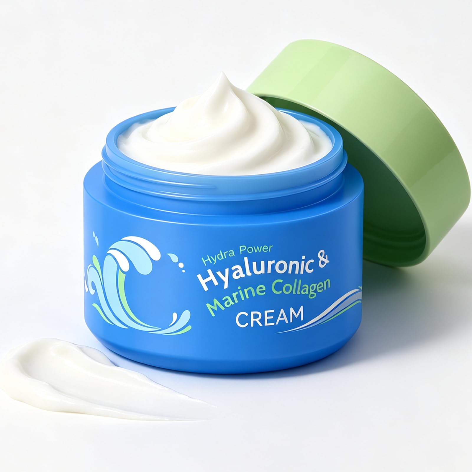 Hyaluronic Collagen Face Cream,Hydrating Korean Facial Moisturizer for Skin