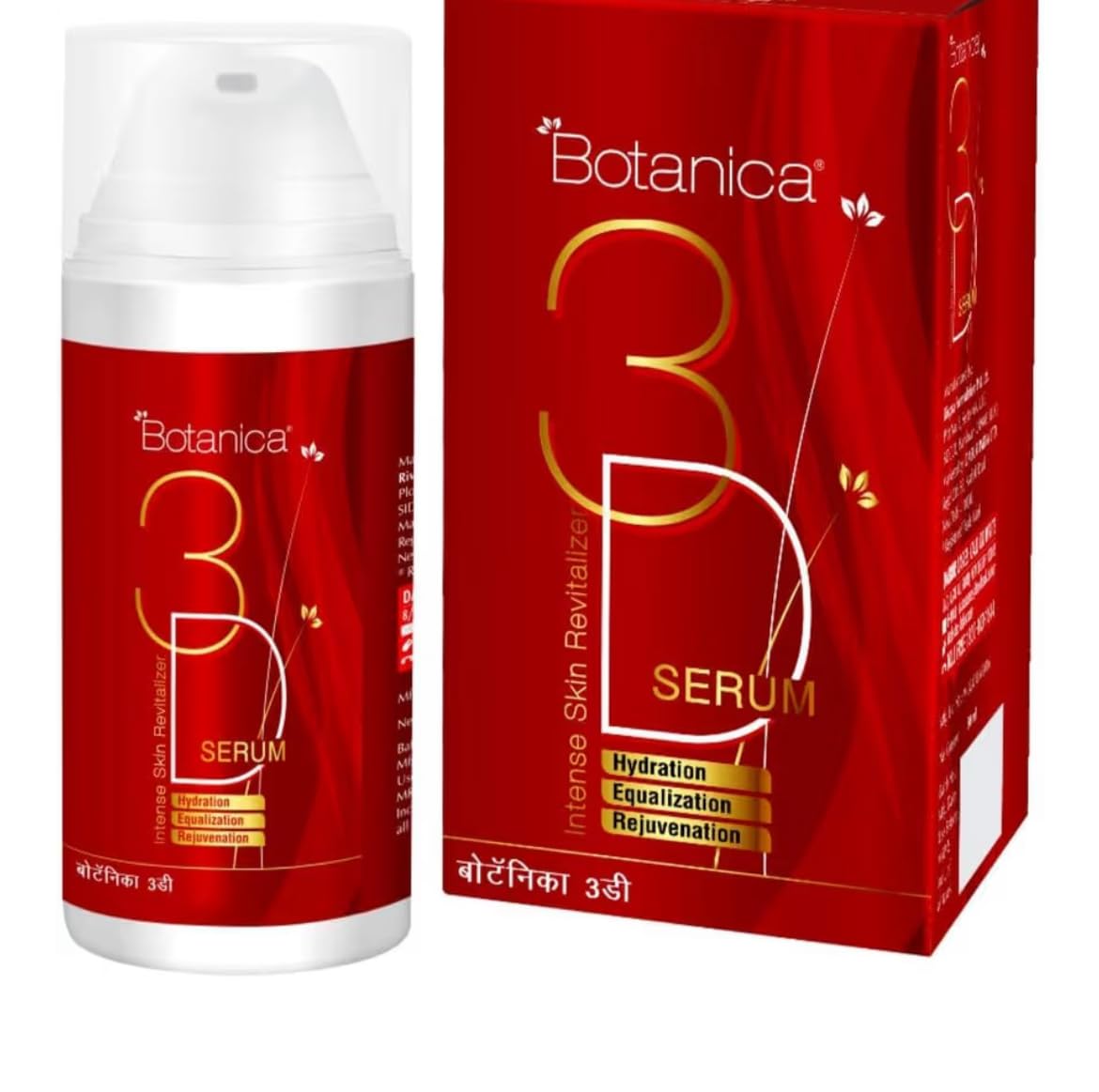 New Botanica 3D Skin Serum AntiAgeing Face Serum, Hydrating Serum Reduces Pigmentation 30Ml