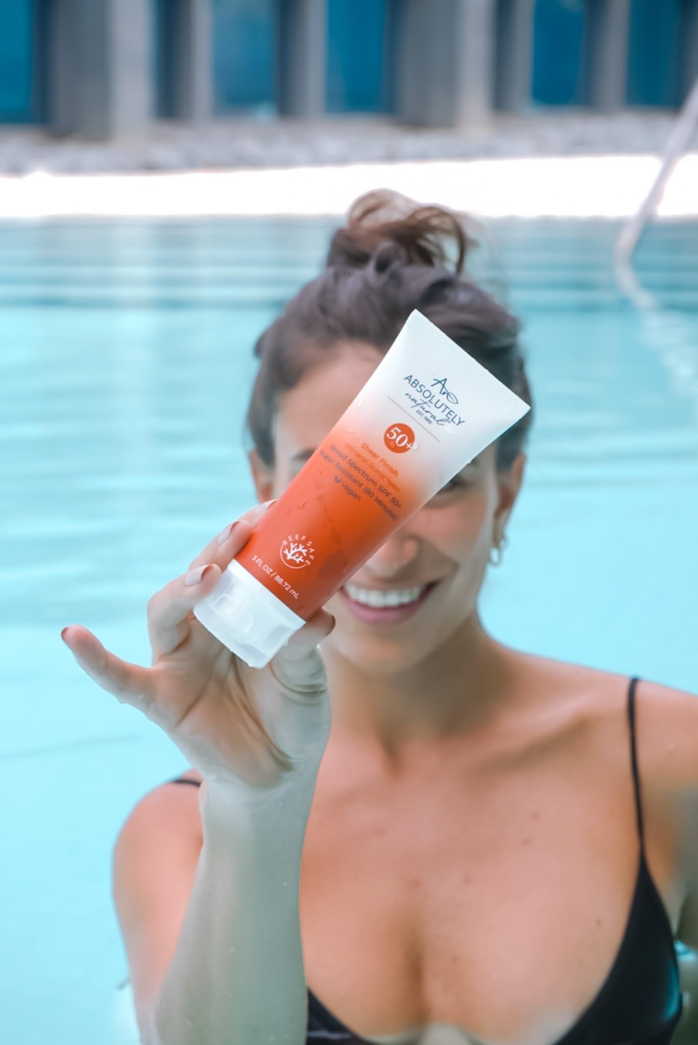 Absolutely Natural Spf 50+ Mineral Sunscreen Lotion - Anti-Aging Sunblock For Body & Face, Made With Rose Hips, Aloe, Zinc Oxide