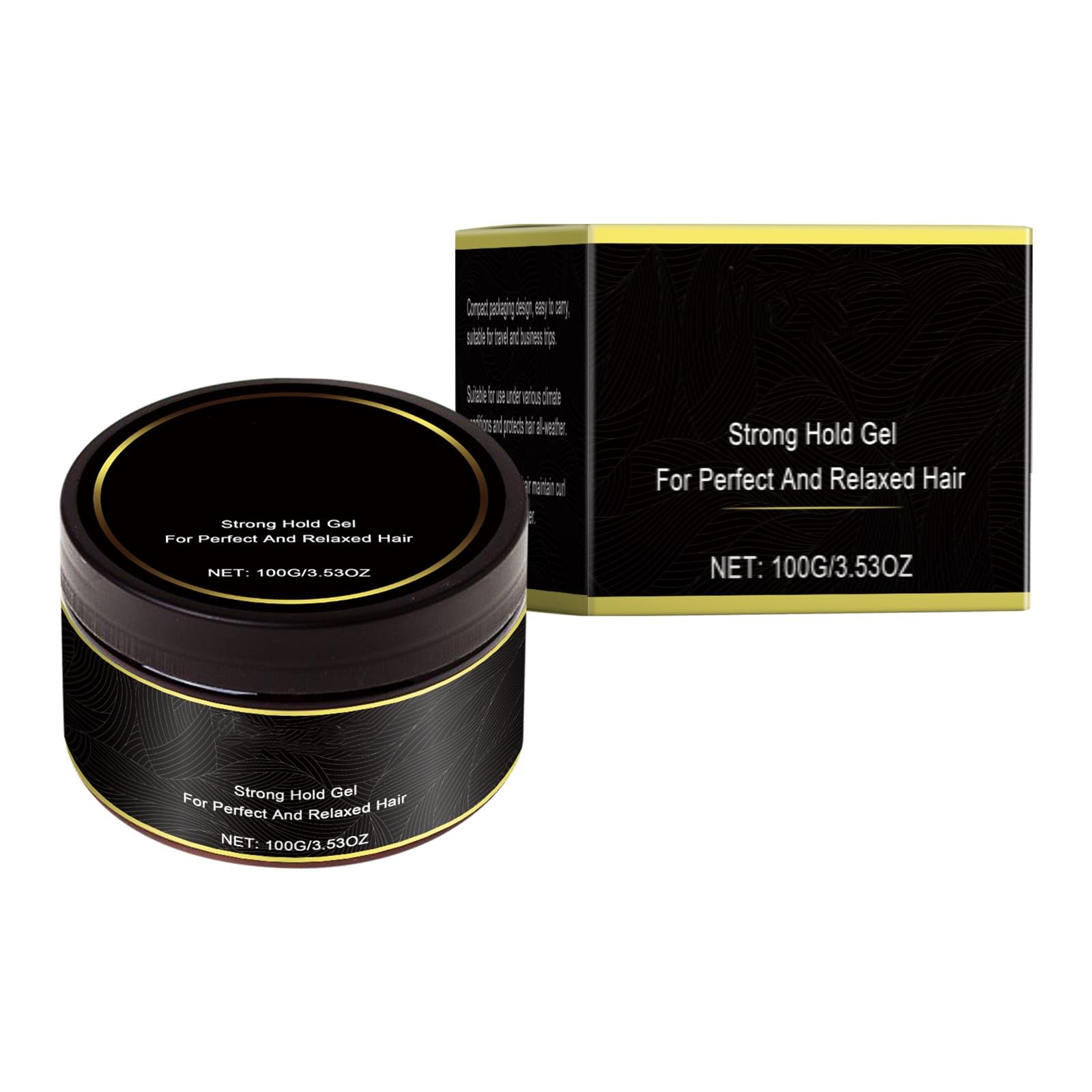 Herbs Wealth Strong Hold Hair Styling Gel for Curly Hair, 100g