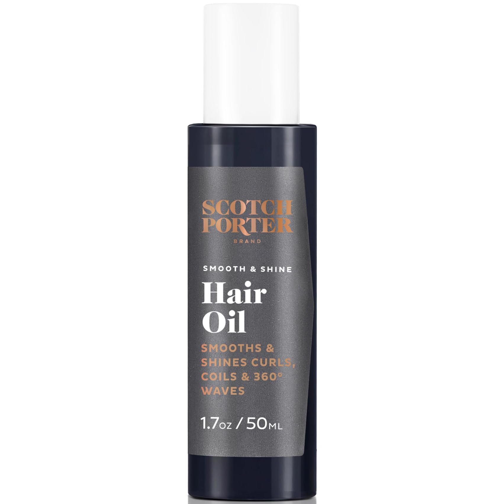 Scotch Porter Smooth & Shine Hair Oil For Men | Seals In Moisture, Detangles & Prevents Frizz | Free Of Parabens, Sulfates & Sil