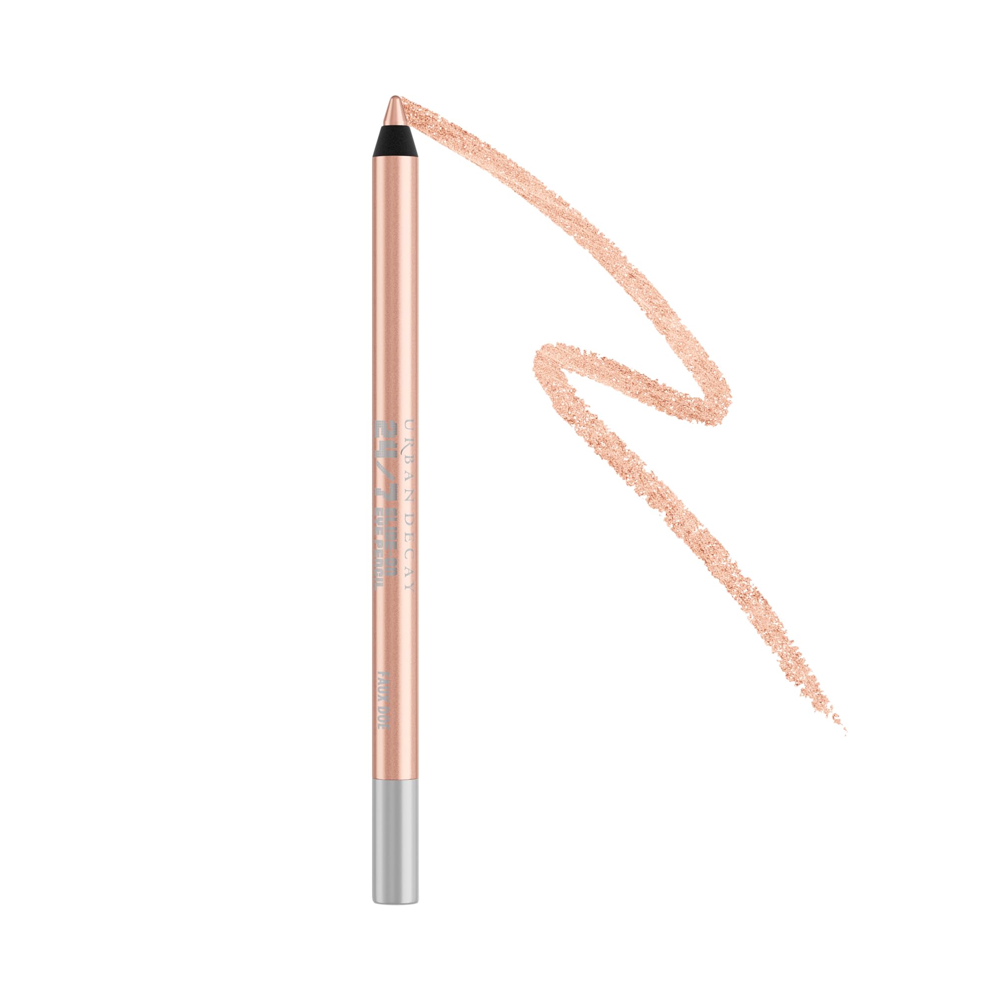 Urban Decay 24/7 Waterproof Waterline Eyeliner Pencil (Faux Doe - Shimmery Light Beige), Smudge-Resistant, Transfer-Resistant, L