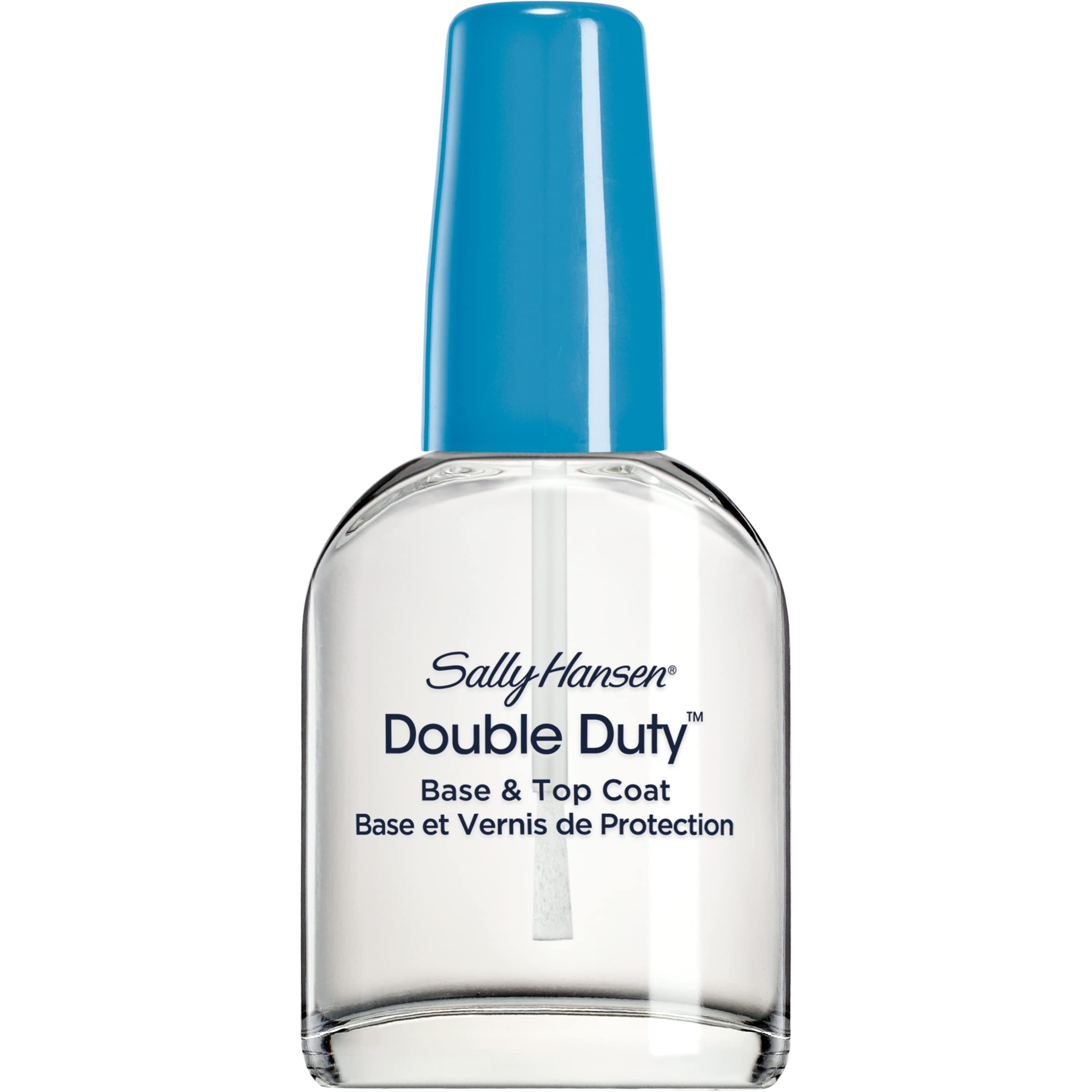 Sally Hansen Double Duty Base And Top Coat, 0.45 Fluid Ounce, Clear (Pack Of 1)