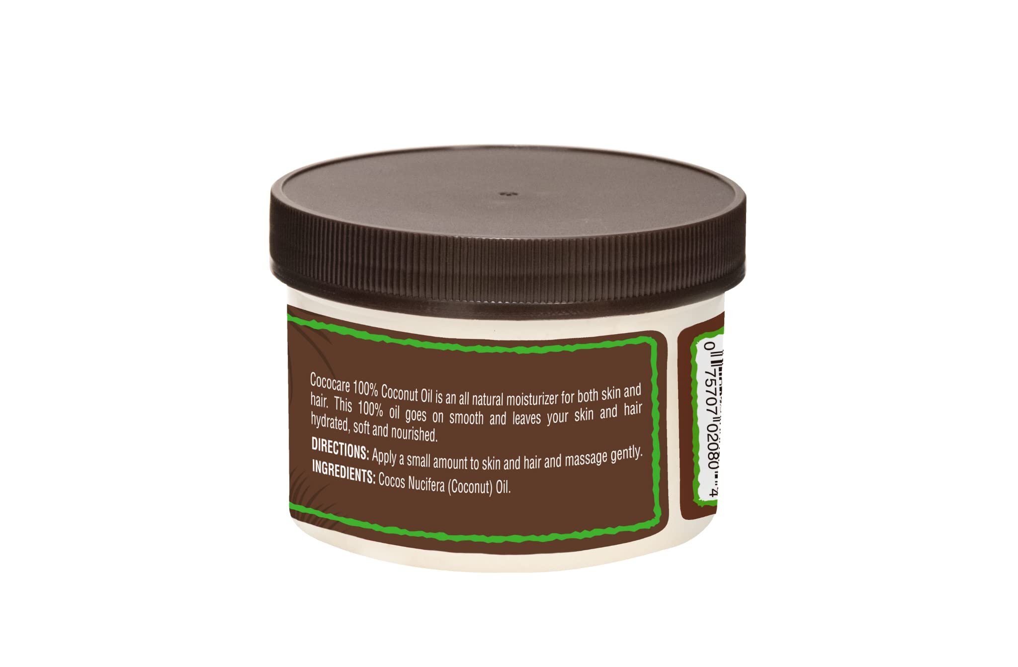 Cococare 100% Coconut Oil - All Natural Coconut Oil for Use on Skin & Hair - Ideal for All Skin Types (7oz)