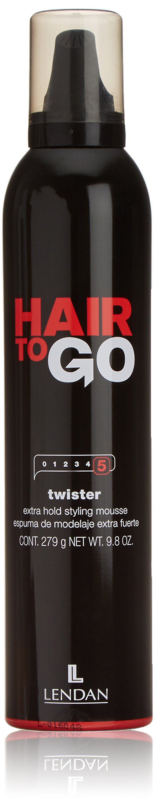 Lendan  Curly Hair Mousse  Twister Hair To Go  405 ml  Extra Strong Hold  LongLasting  Defined Curls  Heat Protector  A
