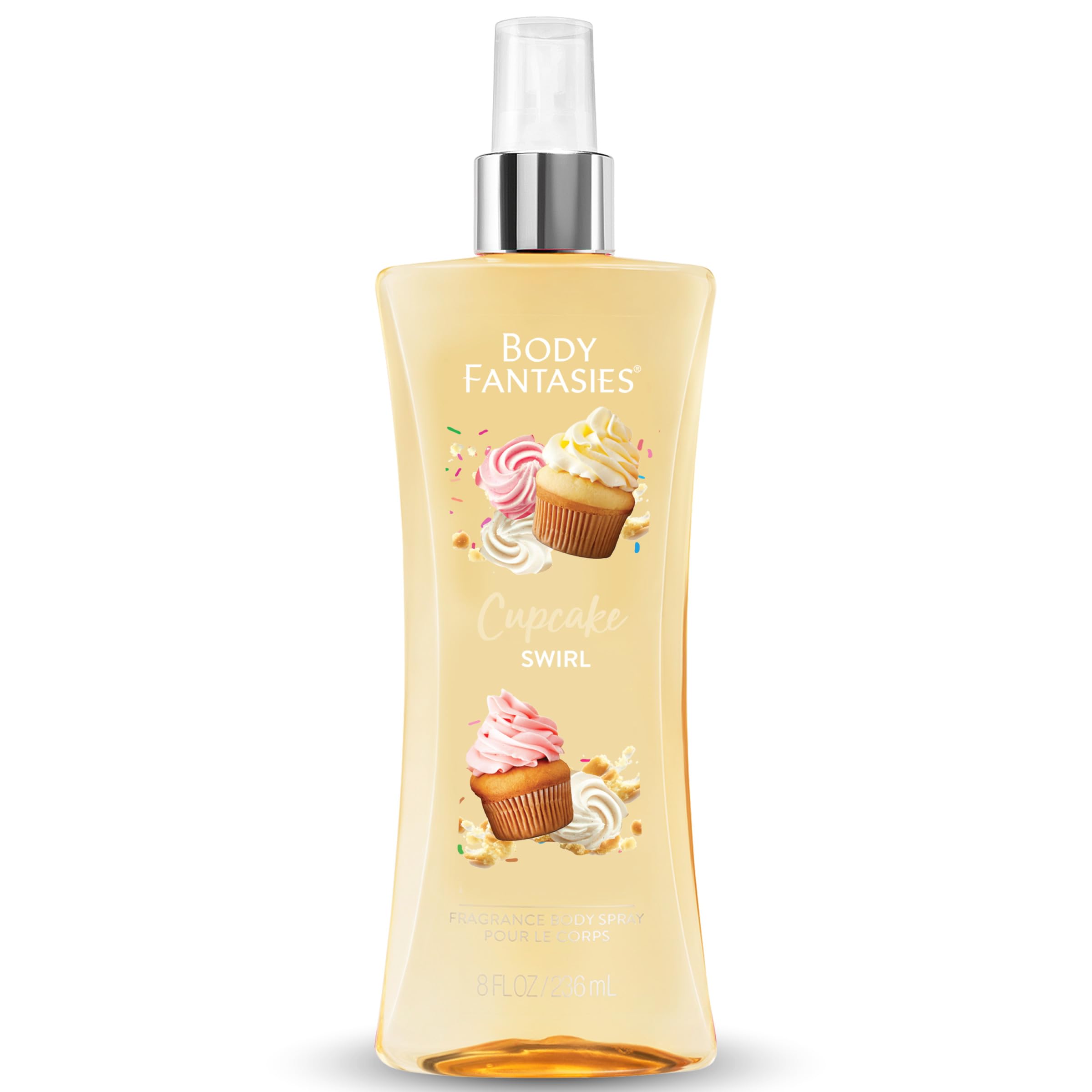 Body Fantasies Signature Fragrance Body Spray, Cupcake Swirl, 8 fl oz