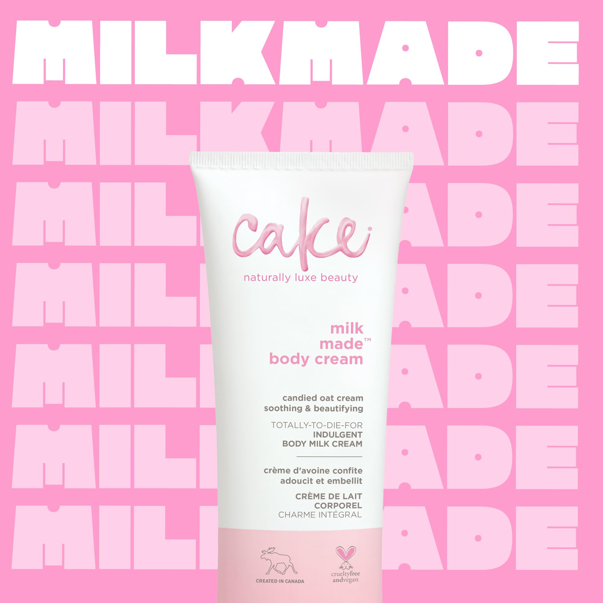 Cake Beauty Shea Butter Body Cream for Dry Skin, 7 Fl Oz, White - Indulgent Body Lotion, Model 002330