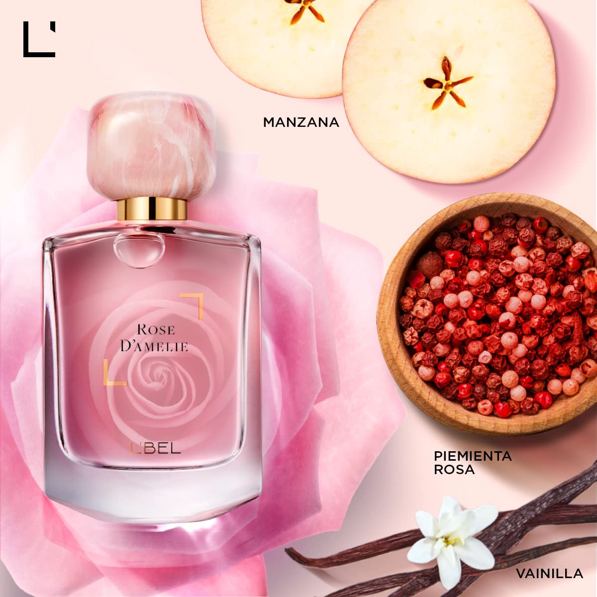 L'Bel - Rose D'Amelie Long Lasting Women'S Perfume 45 Ml