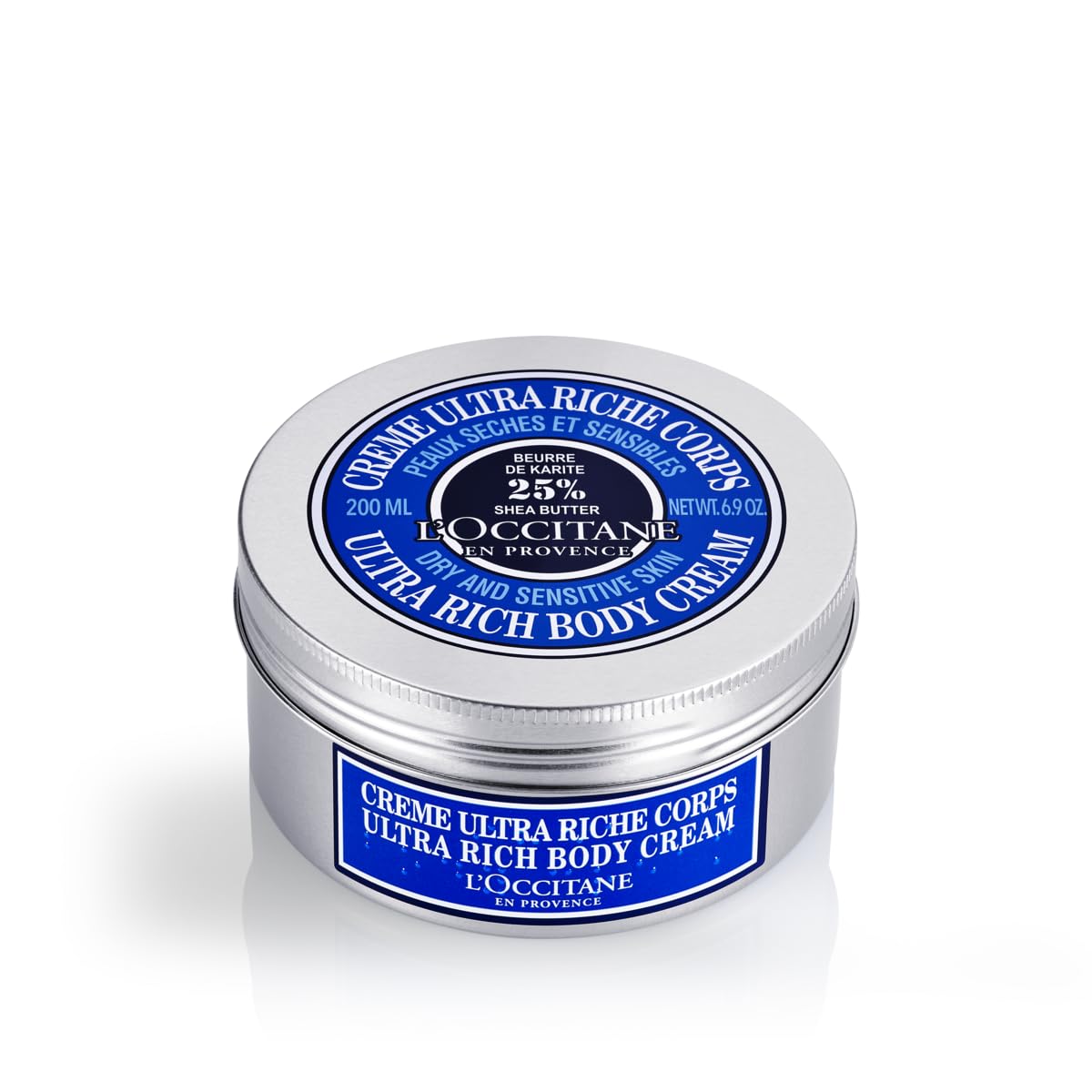 L   Occitane Ultra Rich Body Cream, Moisturizing & Smoothing Body Lotion 6.9 Oz.