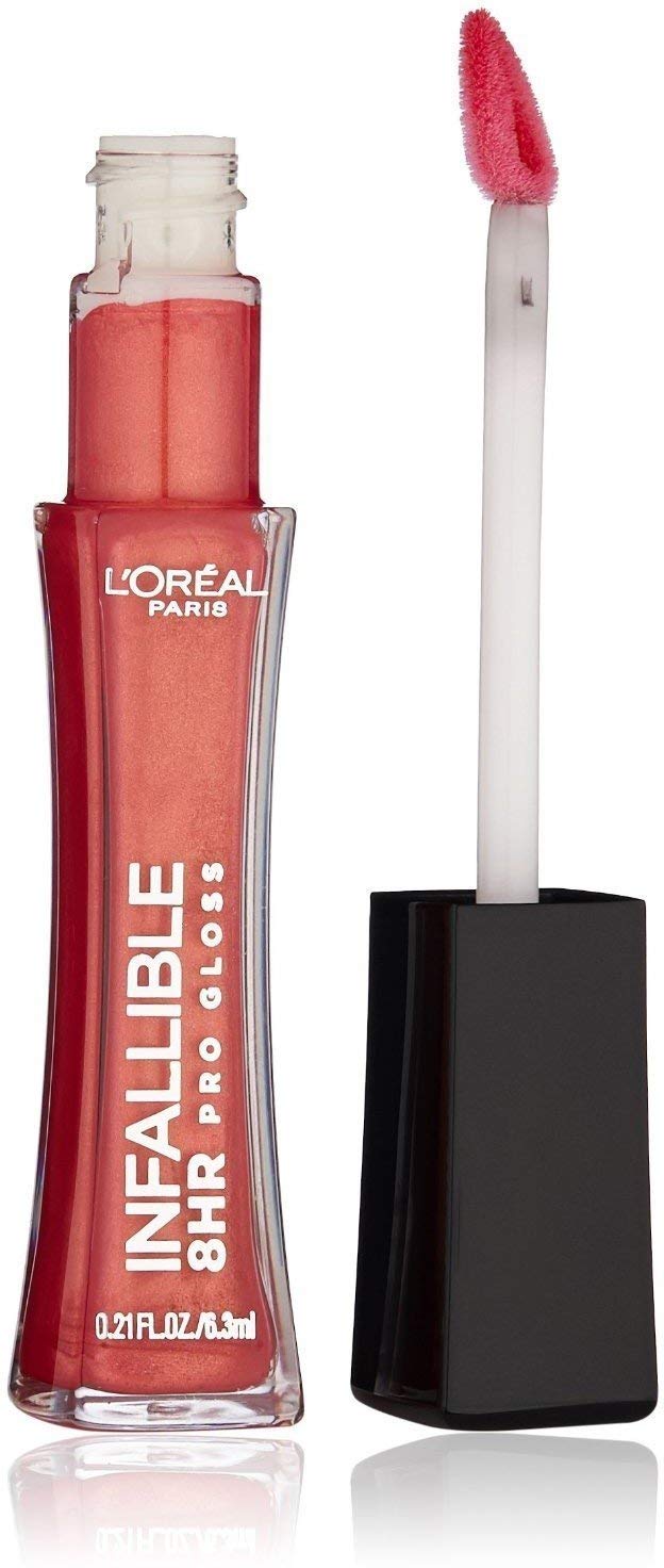 LOreal Infallible 8 HR Le Gloss, Fiery [305] 0.21 oz (Pack of 2)