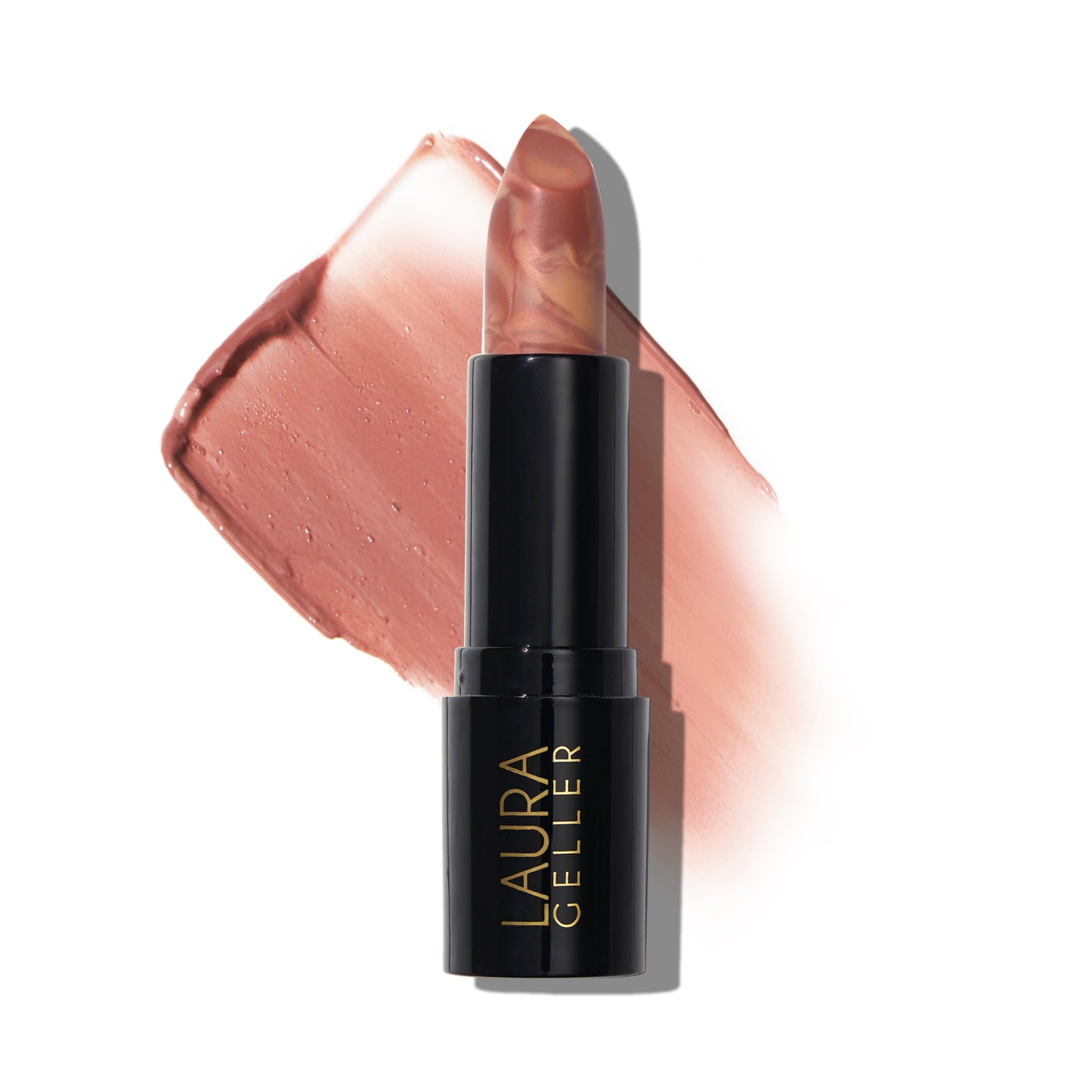 LAURA GELLER NEW YORK Italian Marble Sheer Lipstick - Berry Banana - Hydrating & Lightweight - Vitamin E & Caster Seed Oil - Cre