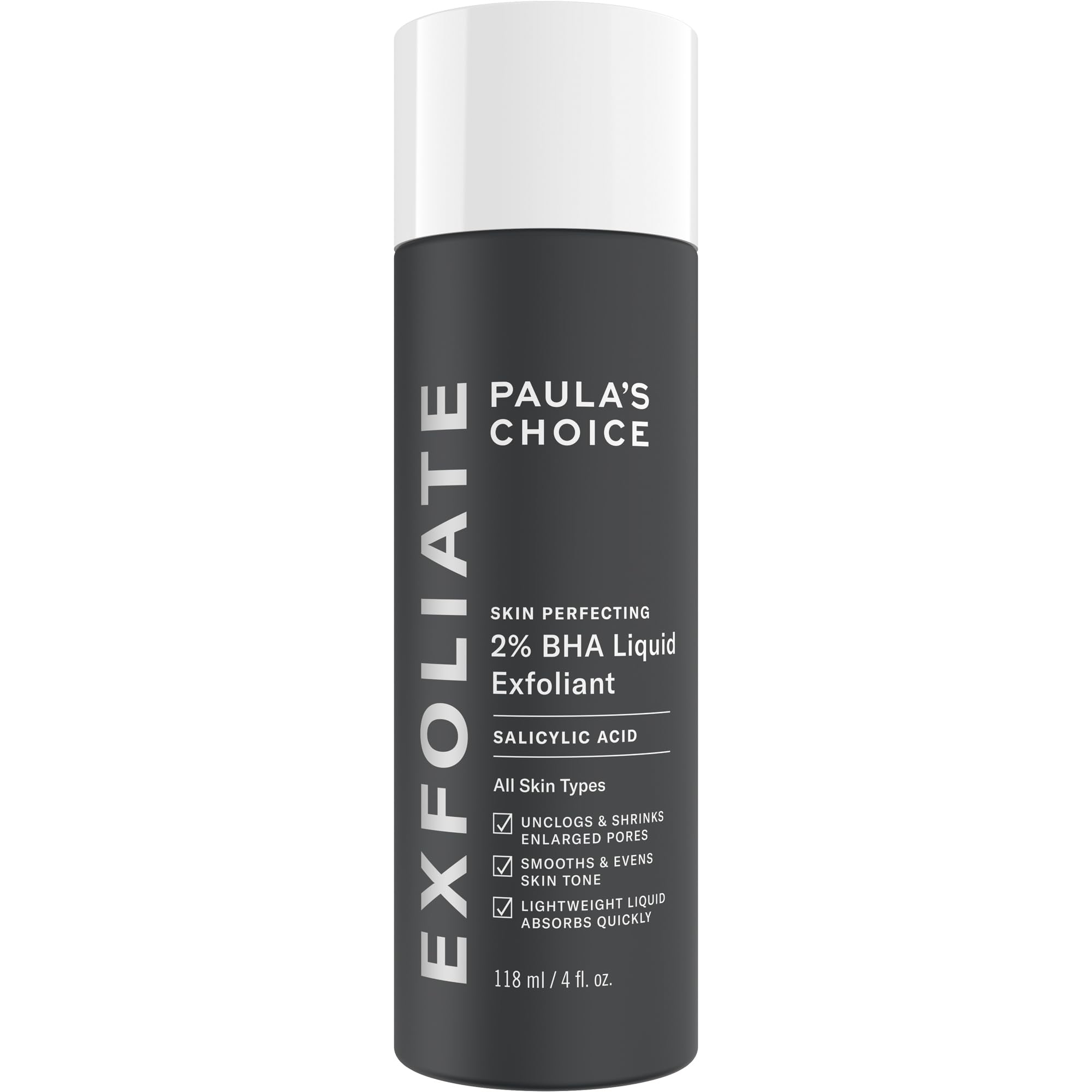 Skin Perfecting 2 Percent BHA Liquid Exfoliant by Paulas Choice for Unisex - 4 oz Exfoliator