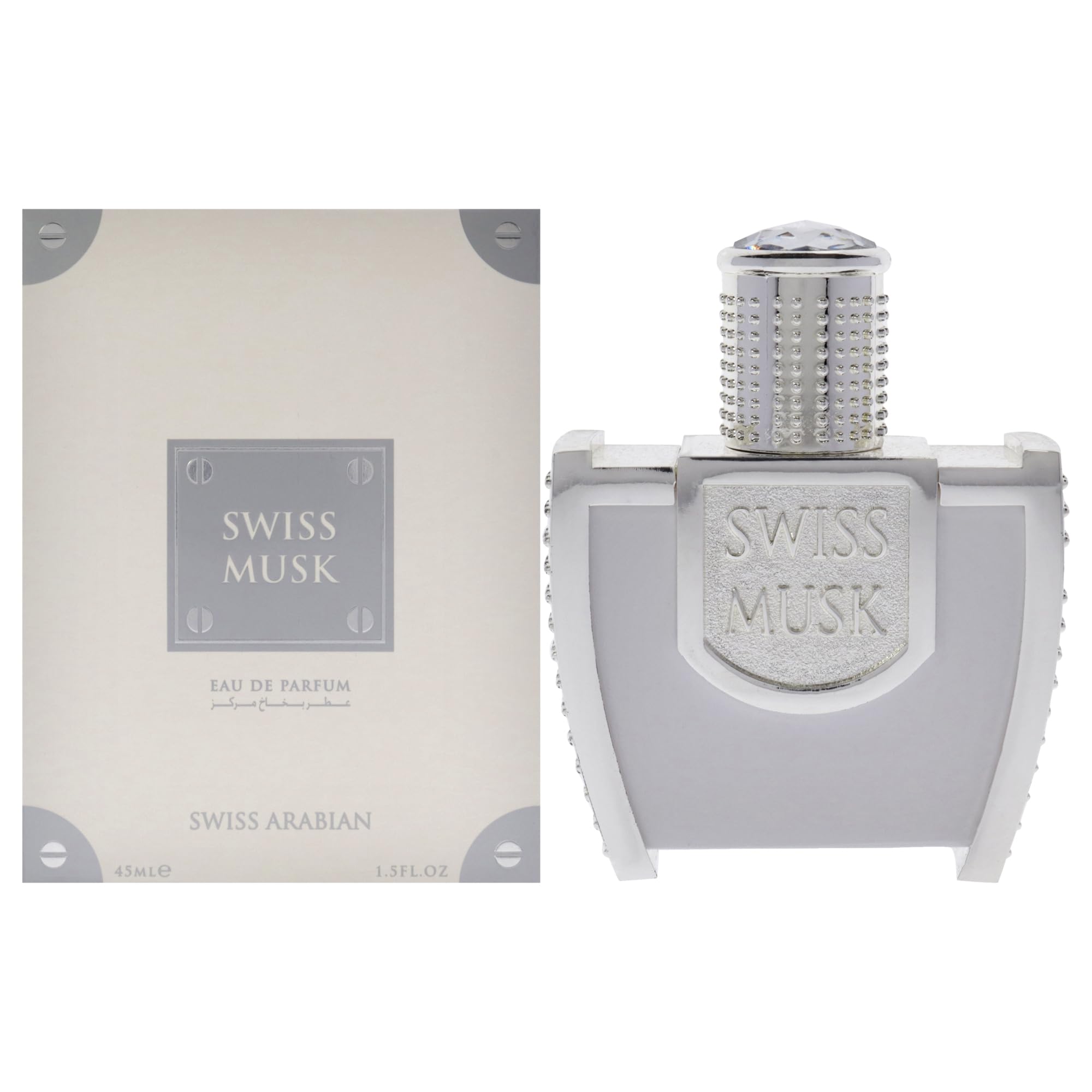 Swiss Arabian Swiss Musk - Luxury Products From Dubai - Long Lasting And Addictive Personal Edp Spray Fragrance - A Seductive, S