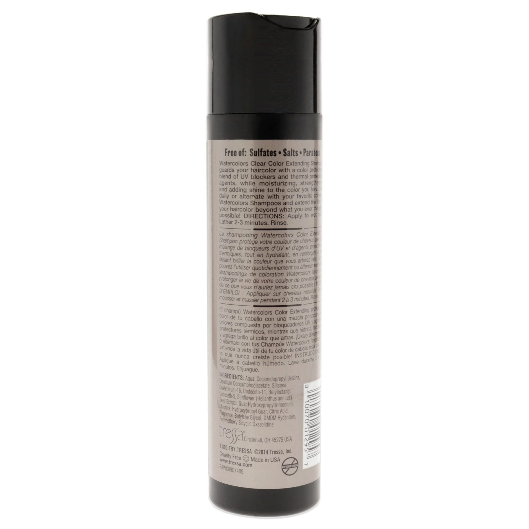 Watercolors Maintenance Shampoo - Clear Color Extending By Tressa For Unisex - 8.5 Oz Shampoo