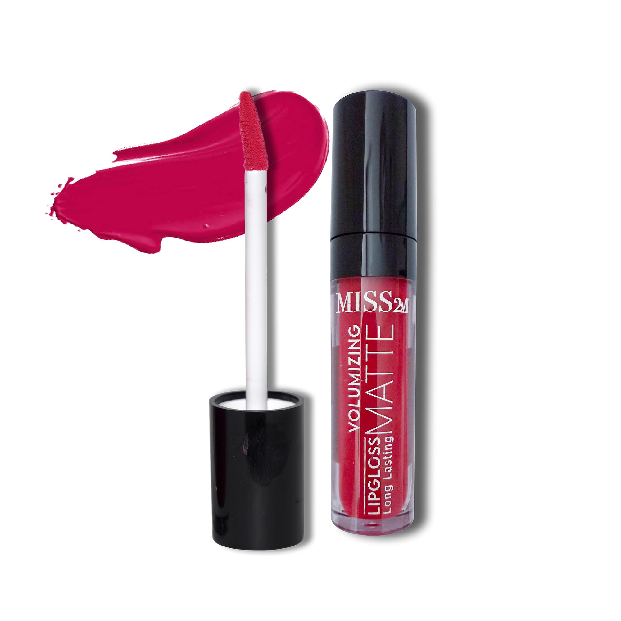 MISS2M 16-Hour Volumizing Matte Liquid Lipstick with Non-Drying, Waterproof Matte Liquid Lip Color: 116 Perk Up, 0.14 Fl Oz