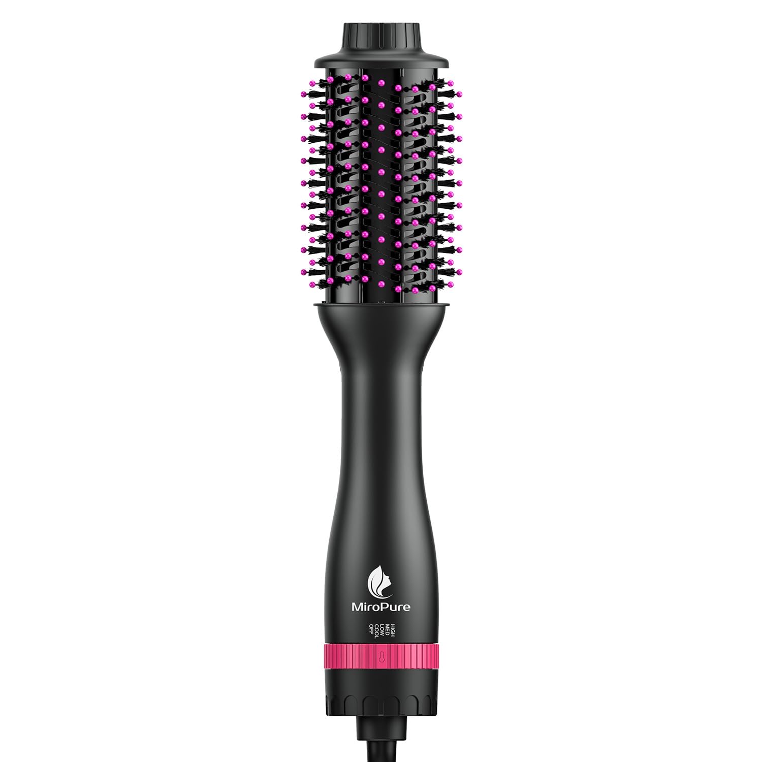 MiroPure Hair Dryer Brush Blow Dryer Brush in One, 4 in 1 Hair Dryer and Styler Volumizer with 4 Speed Temp Settings, Hot Air Br